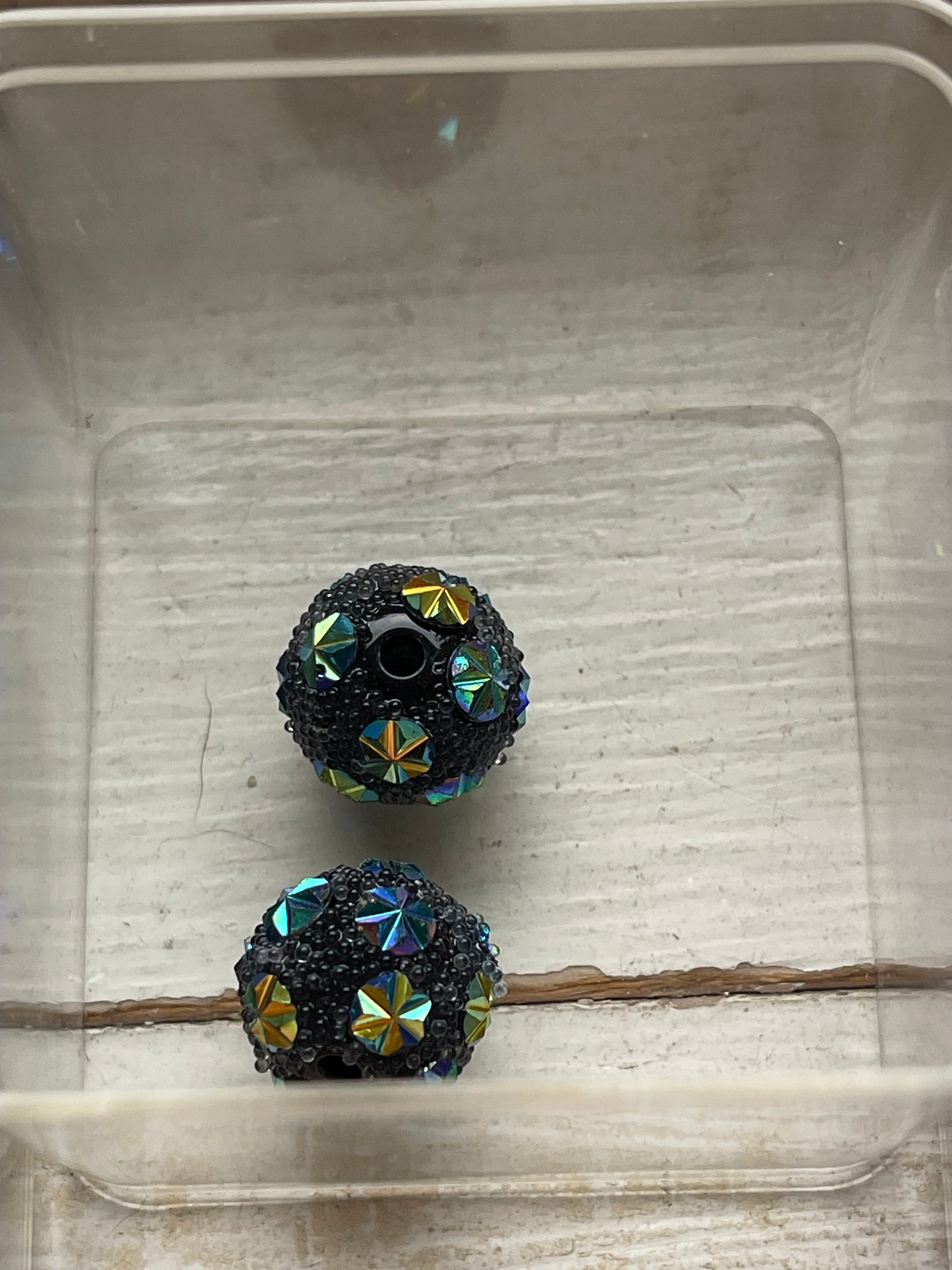 15mm Acrylic Sugar BEADS with STARS (16 Color Options)