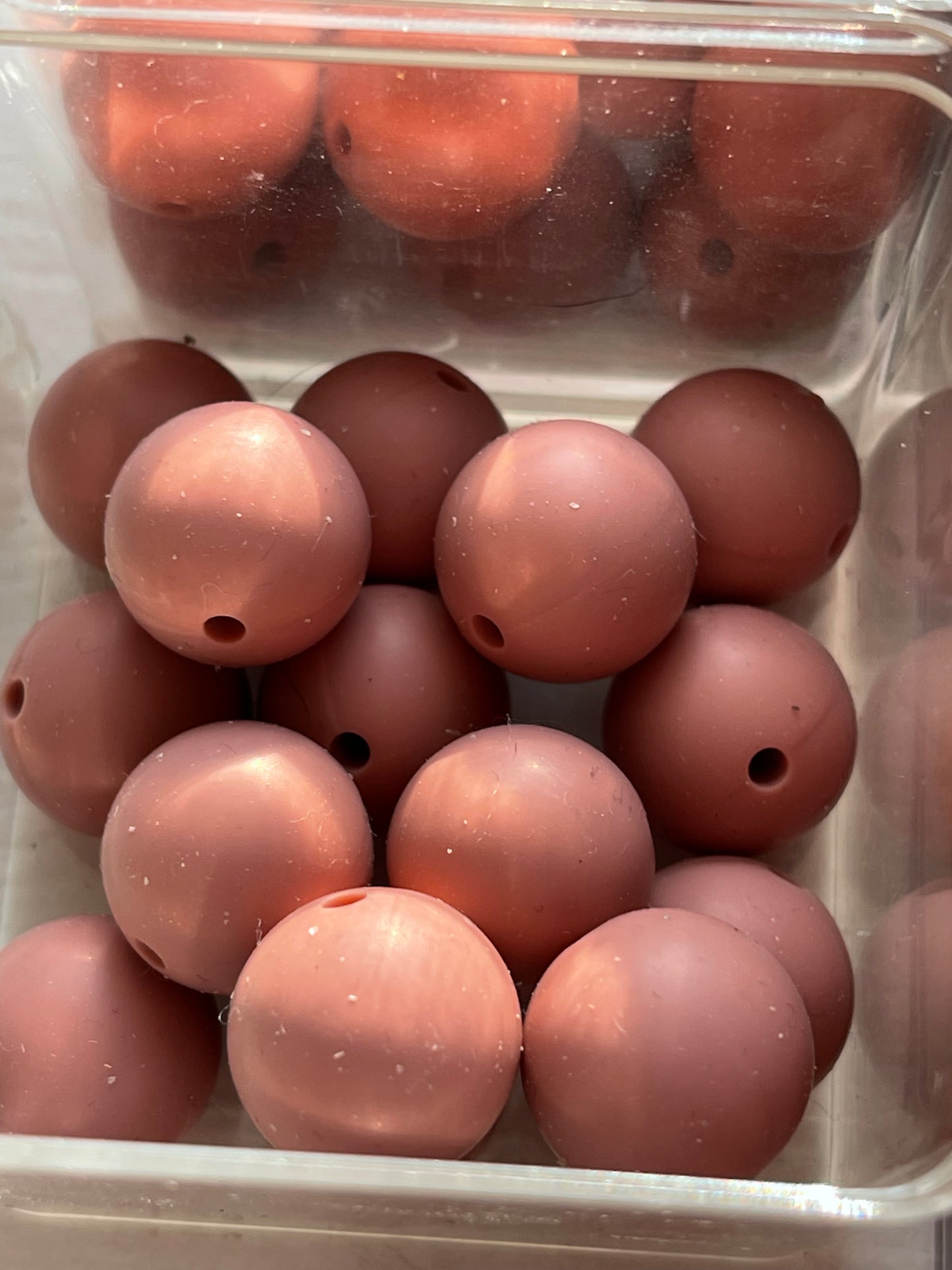15mm SILICONE BEADS-SOLID COLORS (EARTH TONES)