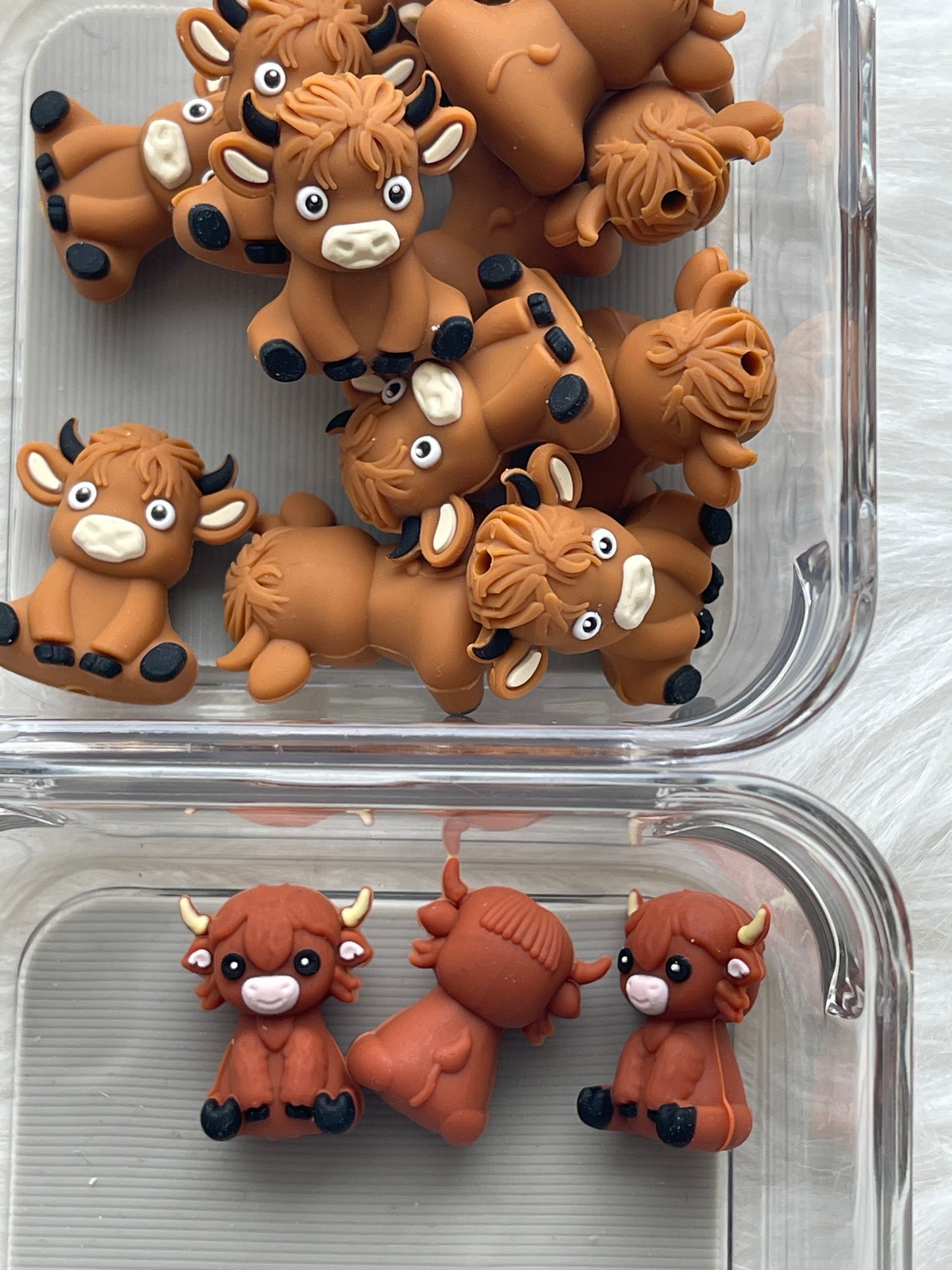 3D SILICONE FOCAL- Highland Cow