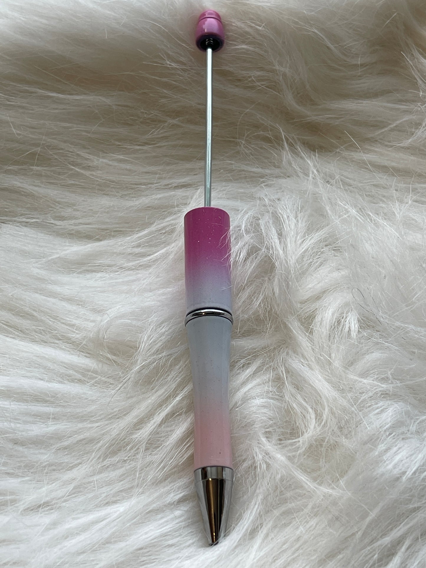 PEN BLANK Pink Ombre Glitter