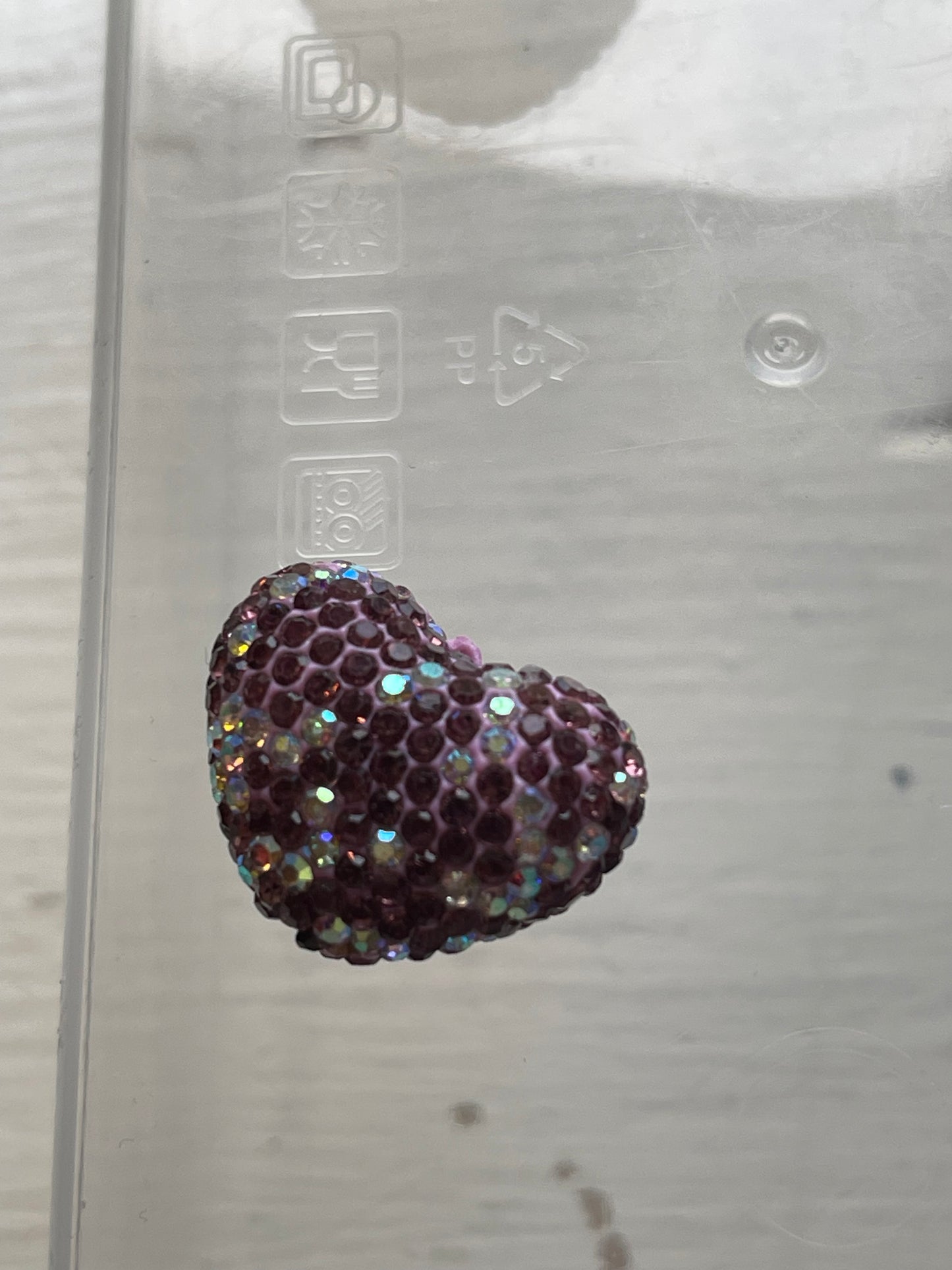 23mm Rhinestone Hearts (18 Options) (Rhinestone Heart only-Focal sold separately)