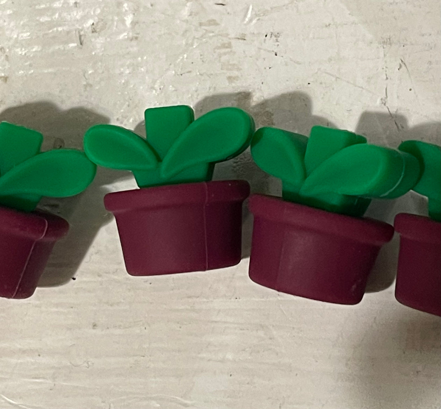 SILICONE FOCAL - Flower Pot-NO FLOWER (10 options)