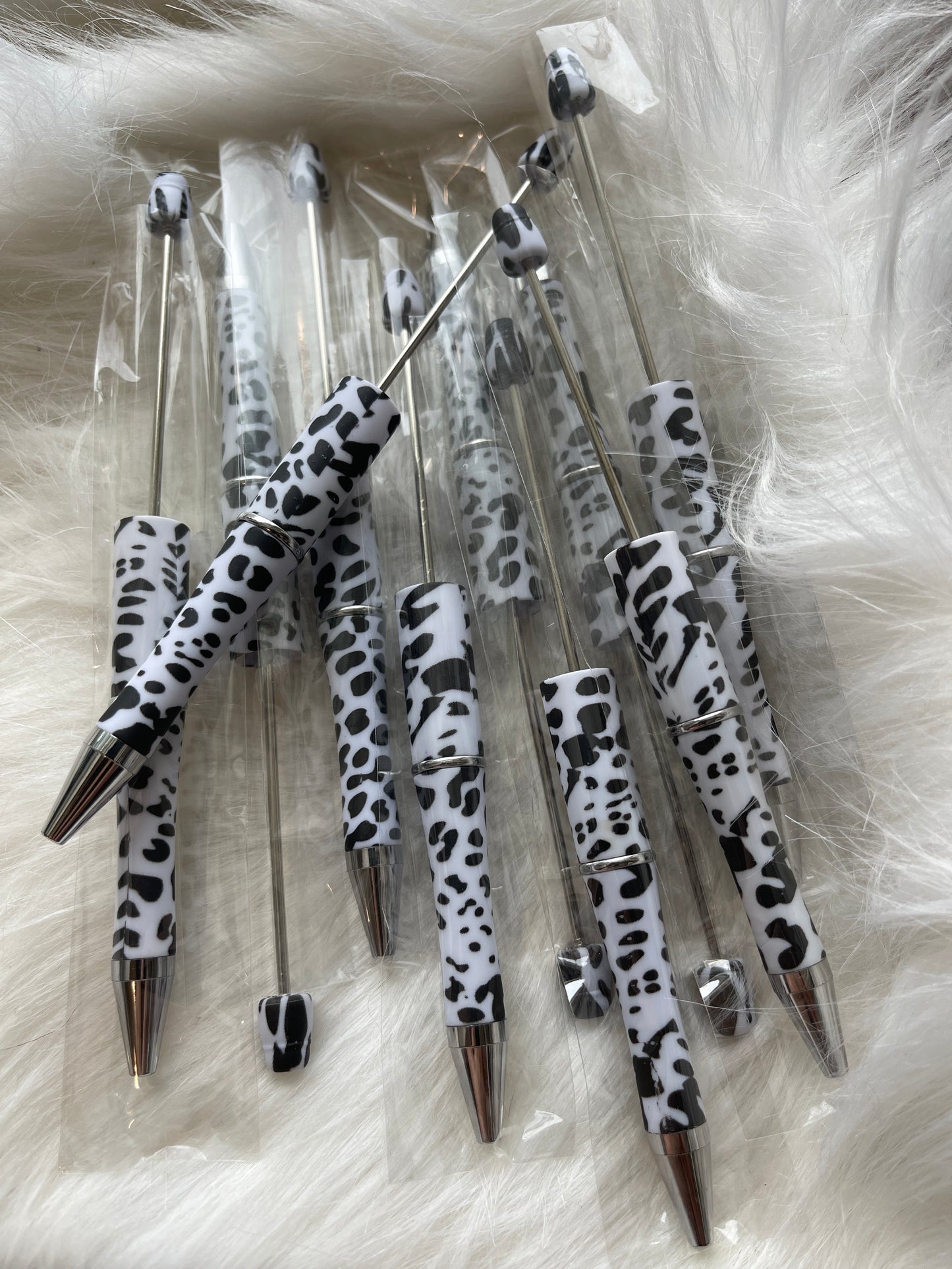 PEN BLANK PRINTED Cow Print (quantity discount available)