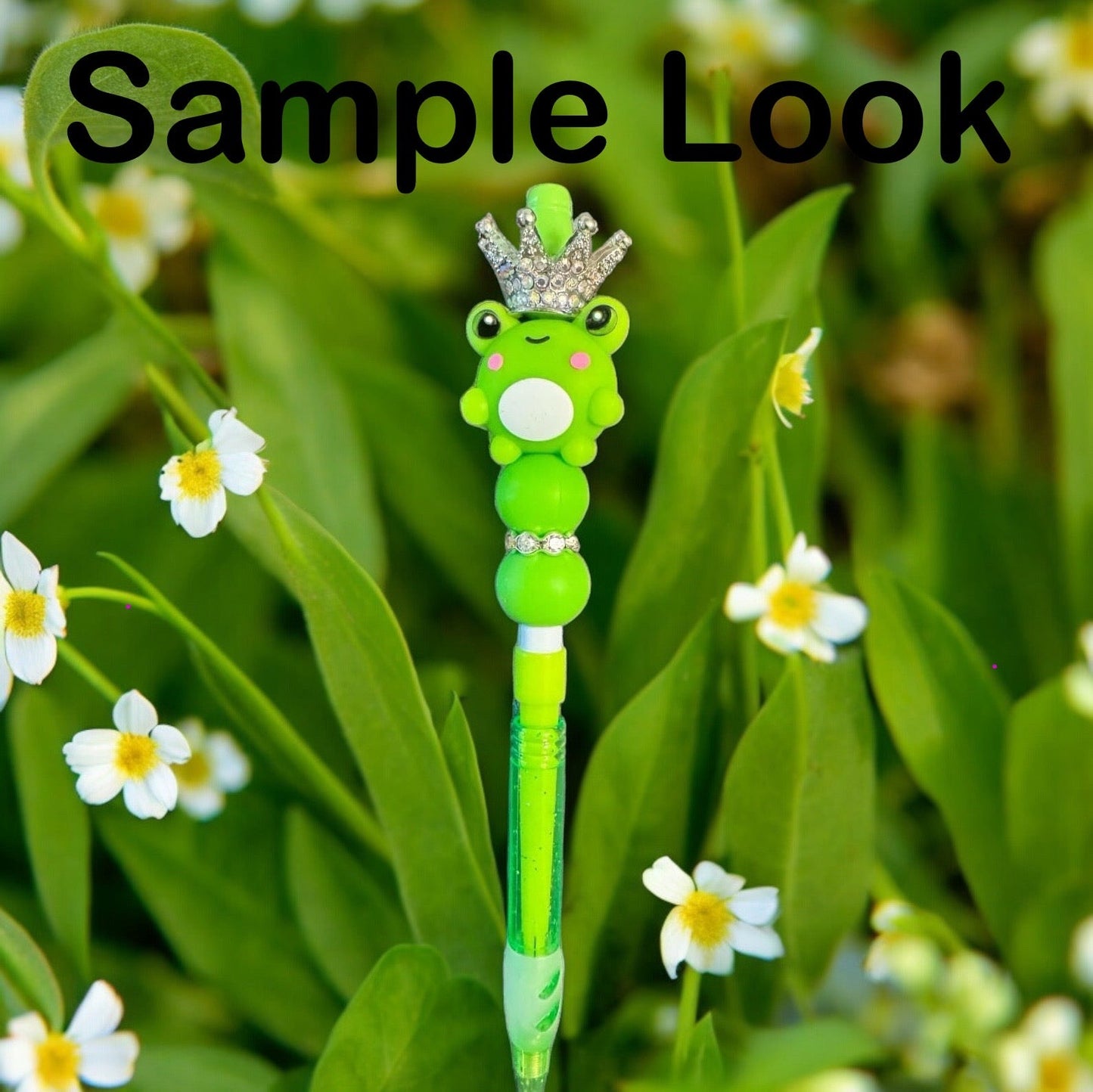 3D SILICONE FOCAL- Froggie- Big Eyes (3D Focal only-Pen/Pencil sold separately)