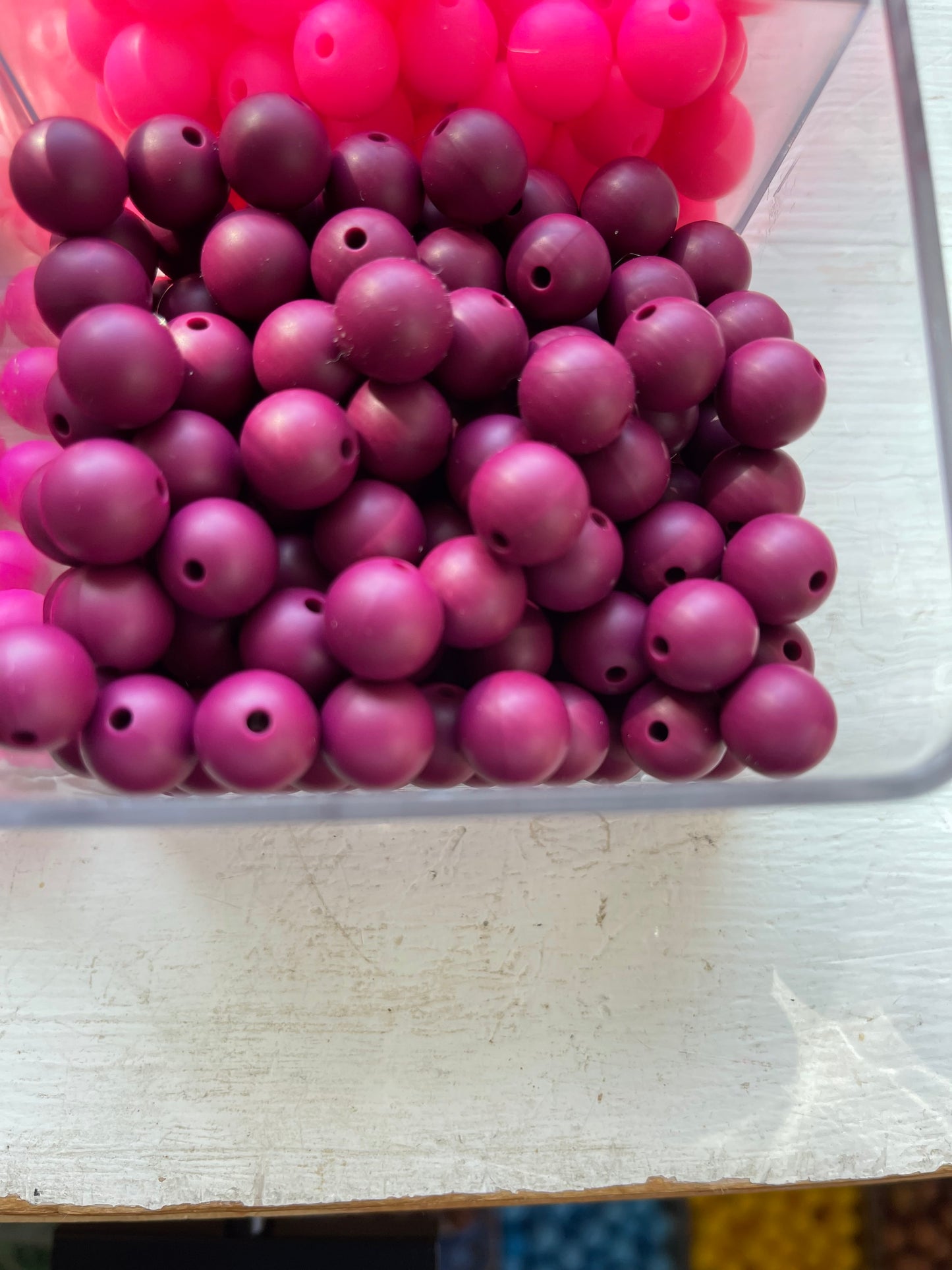 12mm SILICONE BEADS- Pinks, Red, & Orange