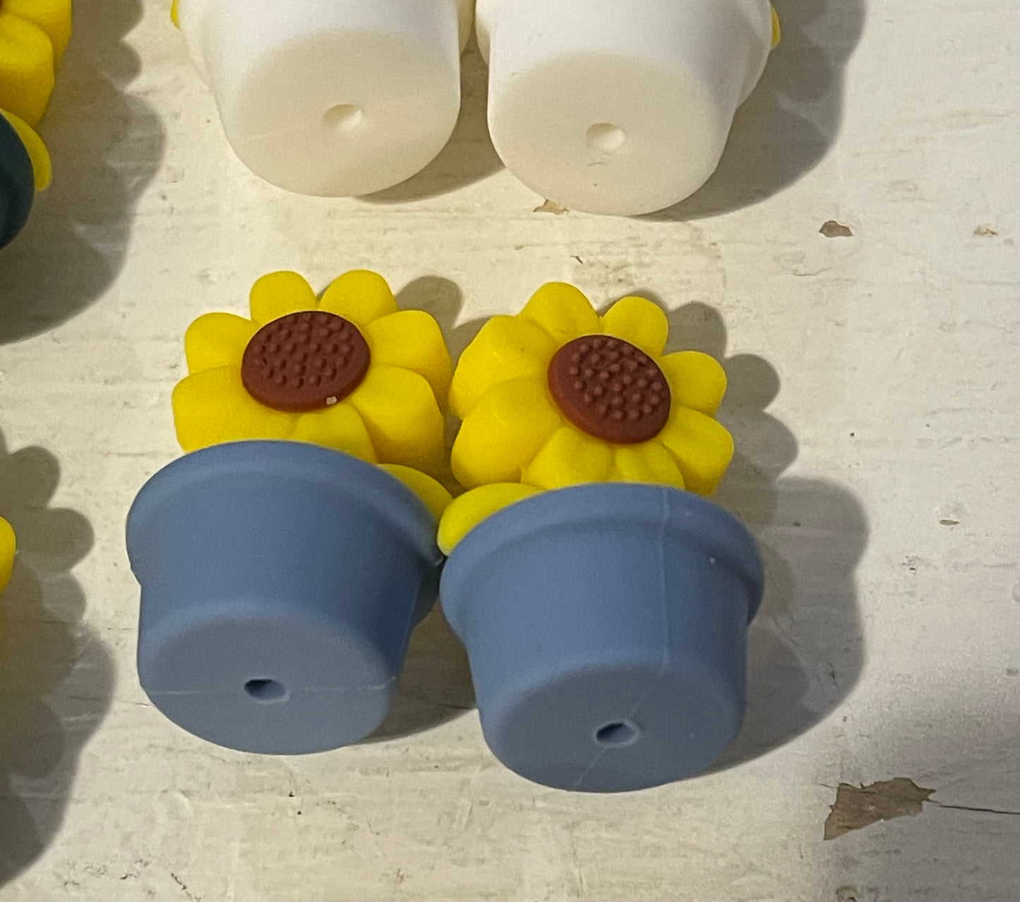 SILICONE FOCAL - Flowers in a Pot (10 options)