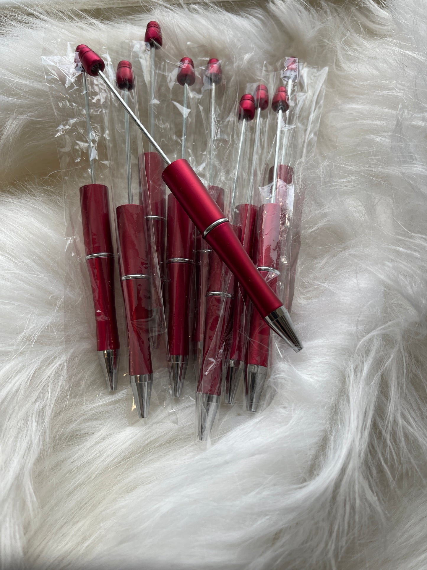 PEN BLANK DEEP RED METALLIC (quantity discount available)