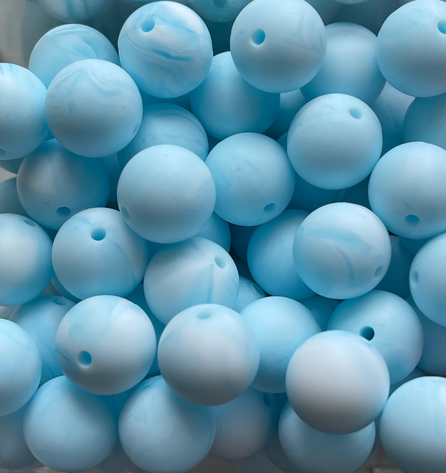 15mm SILICONE BEADS- SWIRLy Marble (10 Options)