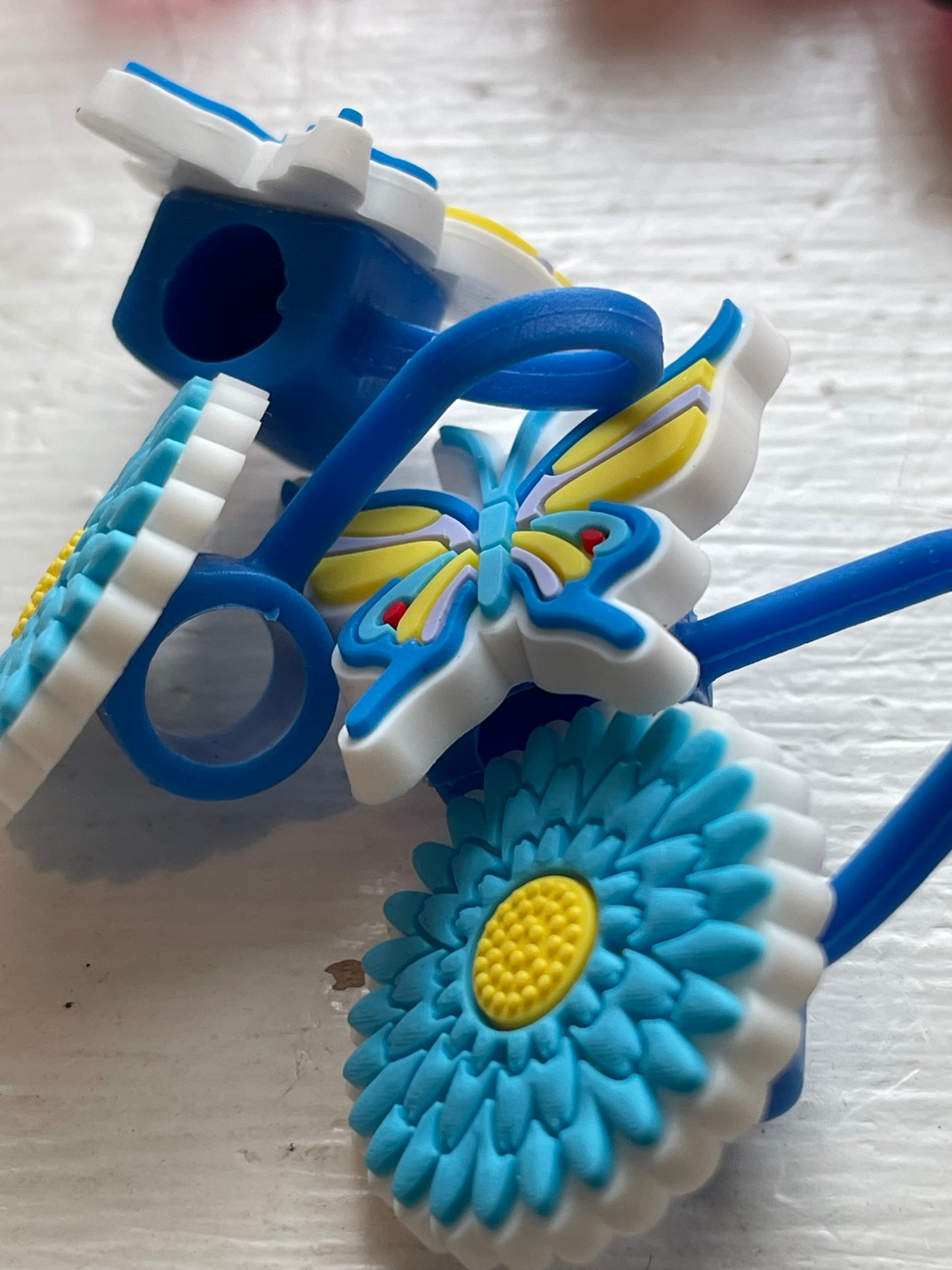 SILICONE STRAW or PEN Topper Cap (18 Options)