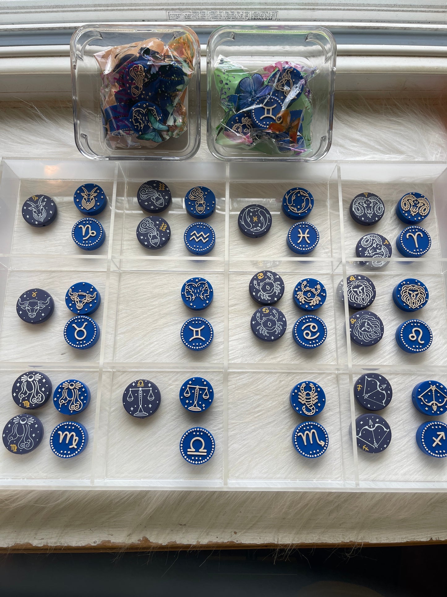 SILICONE FOCAL- Zodiac Sign Focals (discount set or get individual focal)