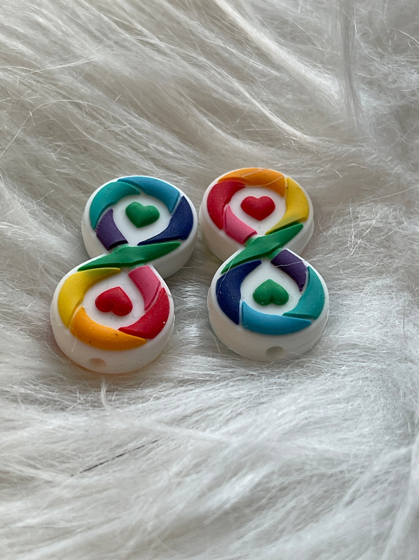 SILICONE FOCAL- Infinity Symbol-LGBT PRIDE