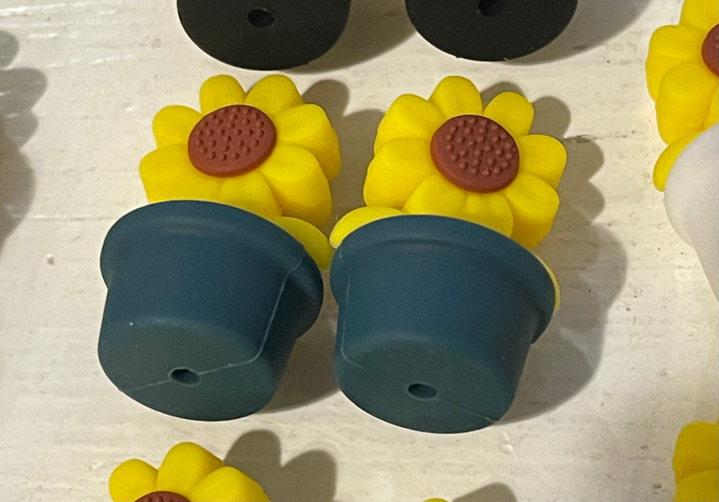 SILICONE FOCAL - Flowers in a Pot (10 options)