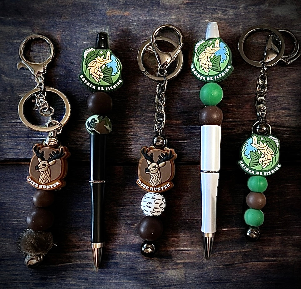 CUSTOM PREMADE Pens & Keychains