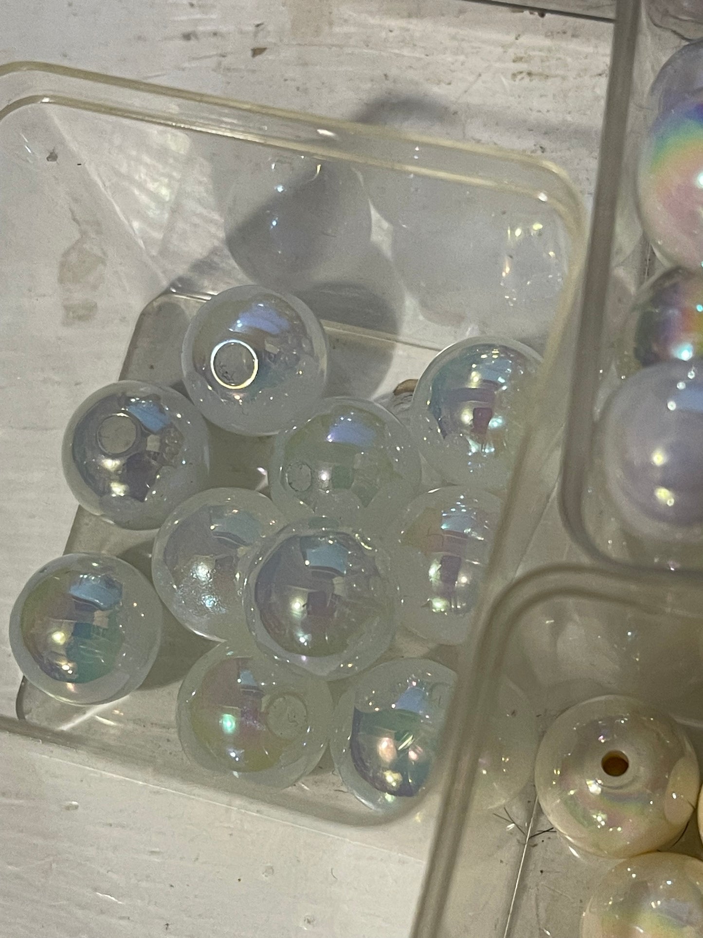 16mm ACRYLIC Bead SOLID COLORS w ABS Shine (24 Options)