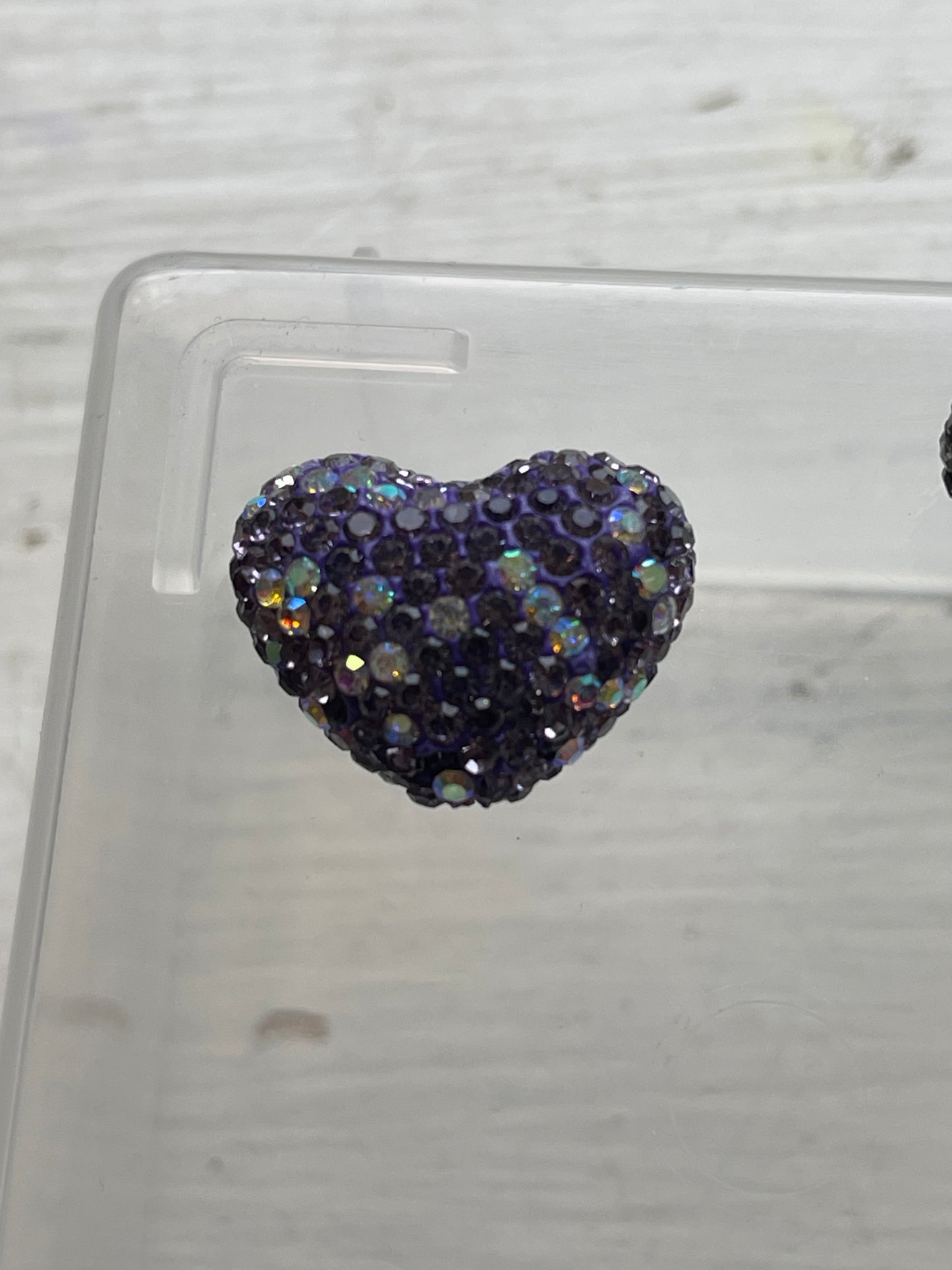 23mm Rhinestone Hearts (18 Options) (Rhinestone Heart only-Focal sold separately)