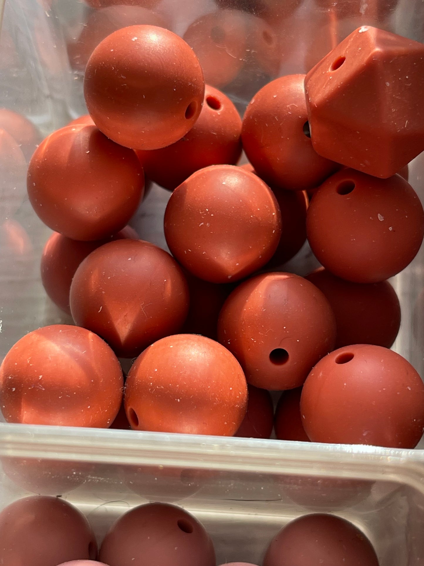 15mm SILICONE BEADS-SOLID COLORS (EARTH TONES)