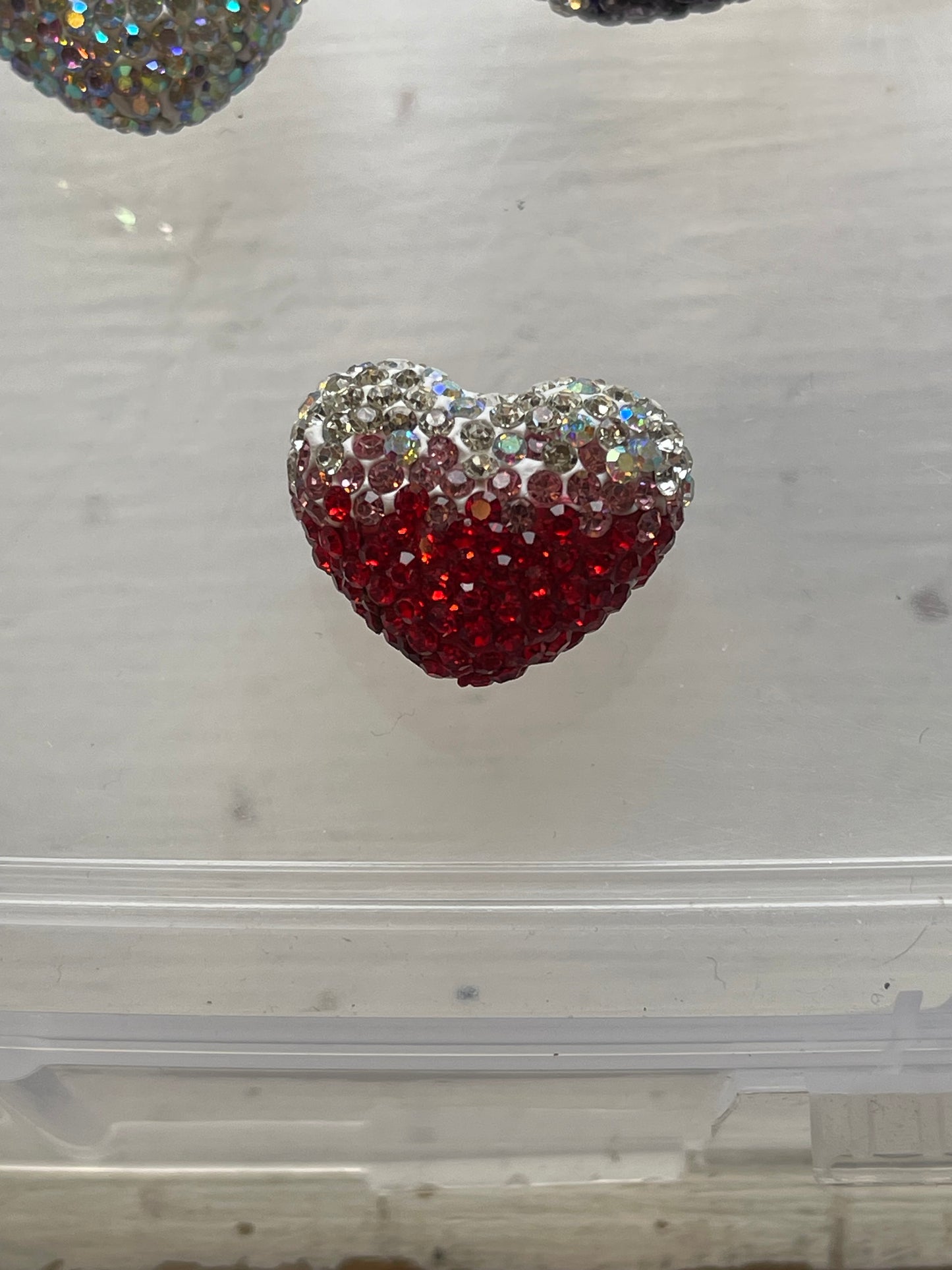 23mm Rhinestone Hearts (18 Options) (Rhinestone Heart only-Focal sold separately)
