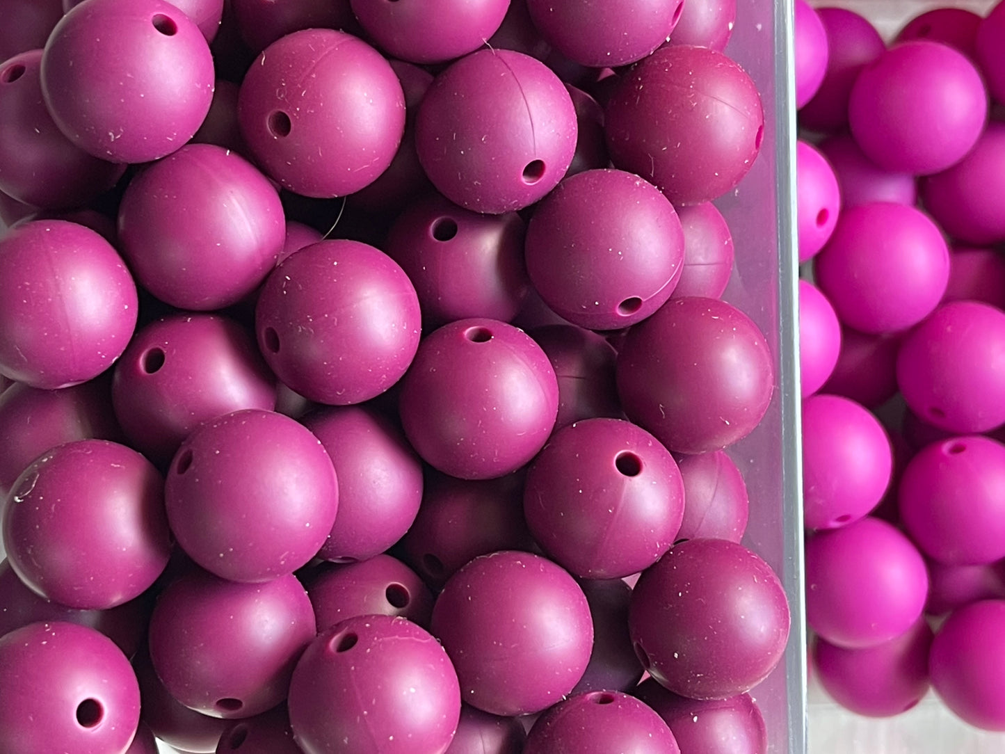 15mm SILICONE BEADS-SOLID (PINKS) 8 Options