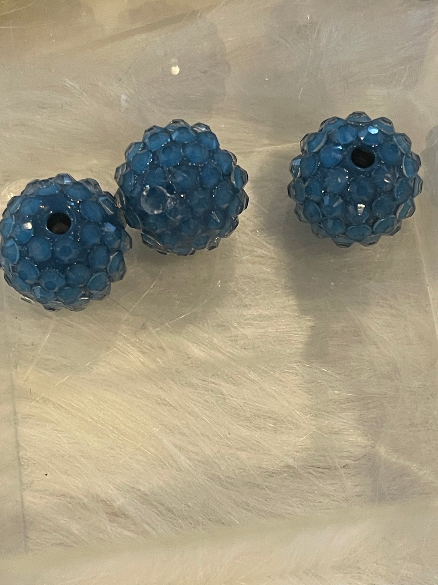 16mm CHUNKY RHINESTONE Bead (25 Color Options)