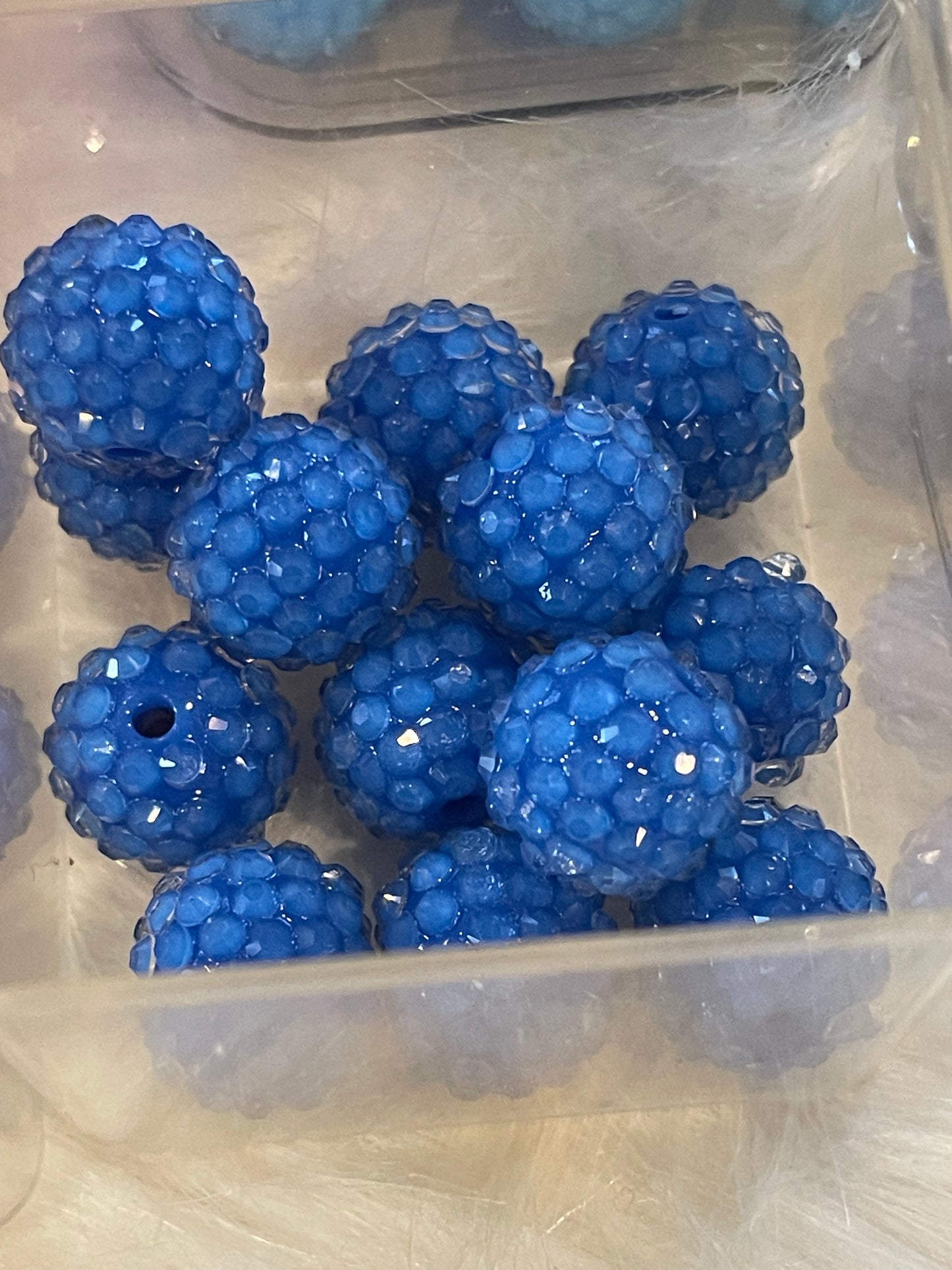 16mm CHUNKY RHINESTONE Bead (25 Color Options)