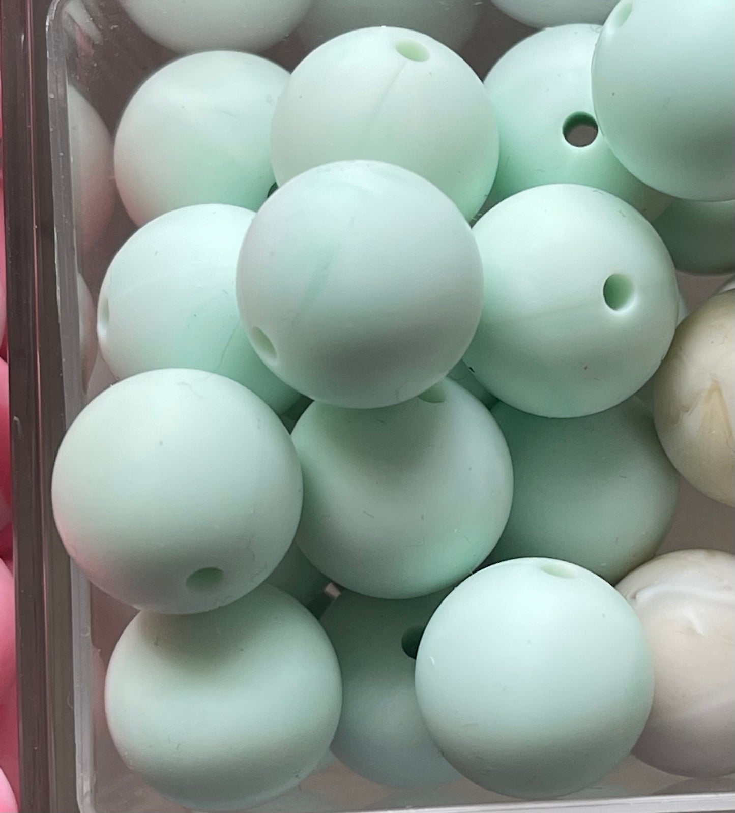 15mm SILICONE BEADS- SWIRLy Marble (10 Options)