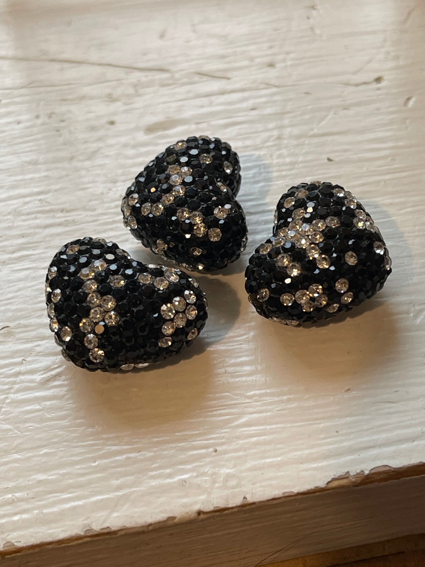 23mm Rhinestone Hearts (18 Options) (Rhinestone Heart only-Focal sold separately)