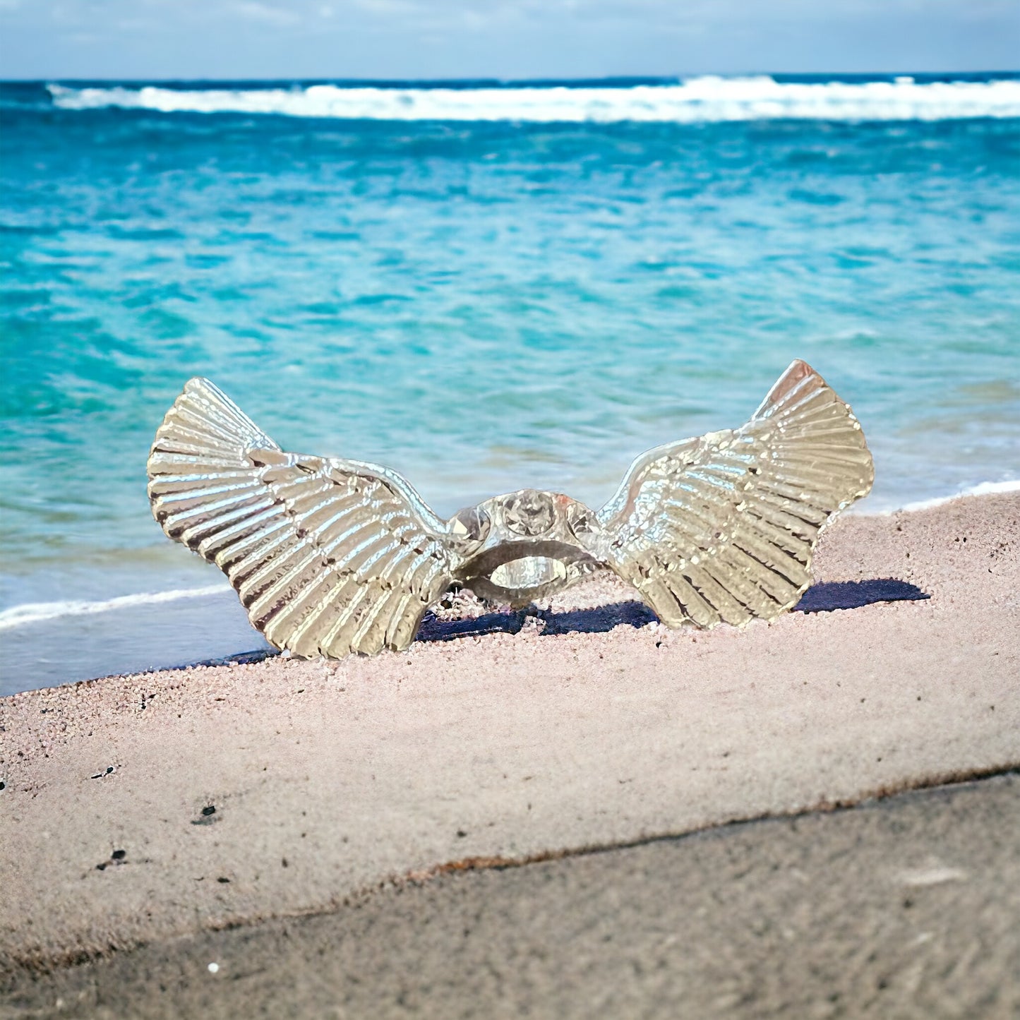 Spacers-Silver Metal Wings (color variety)