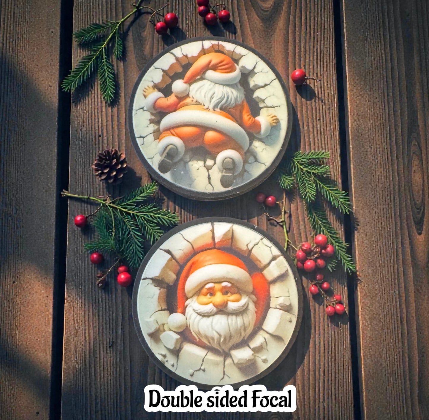 HOLIDAY FOCAL-CHRISTMAS- Santa (9 Options)