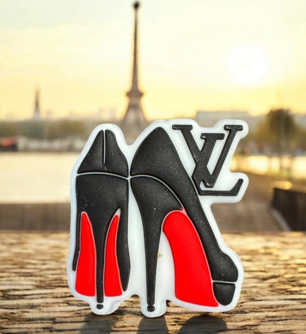 SILICONE FOCAL SHOES- Faux “Loubo…”
