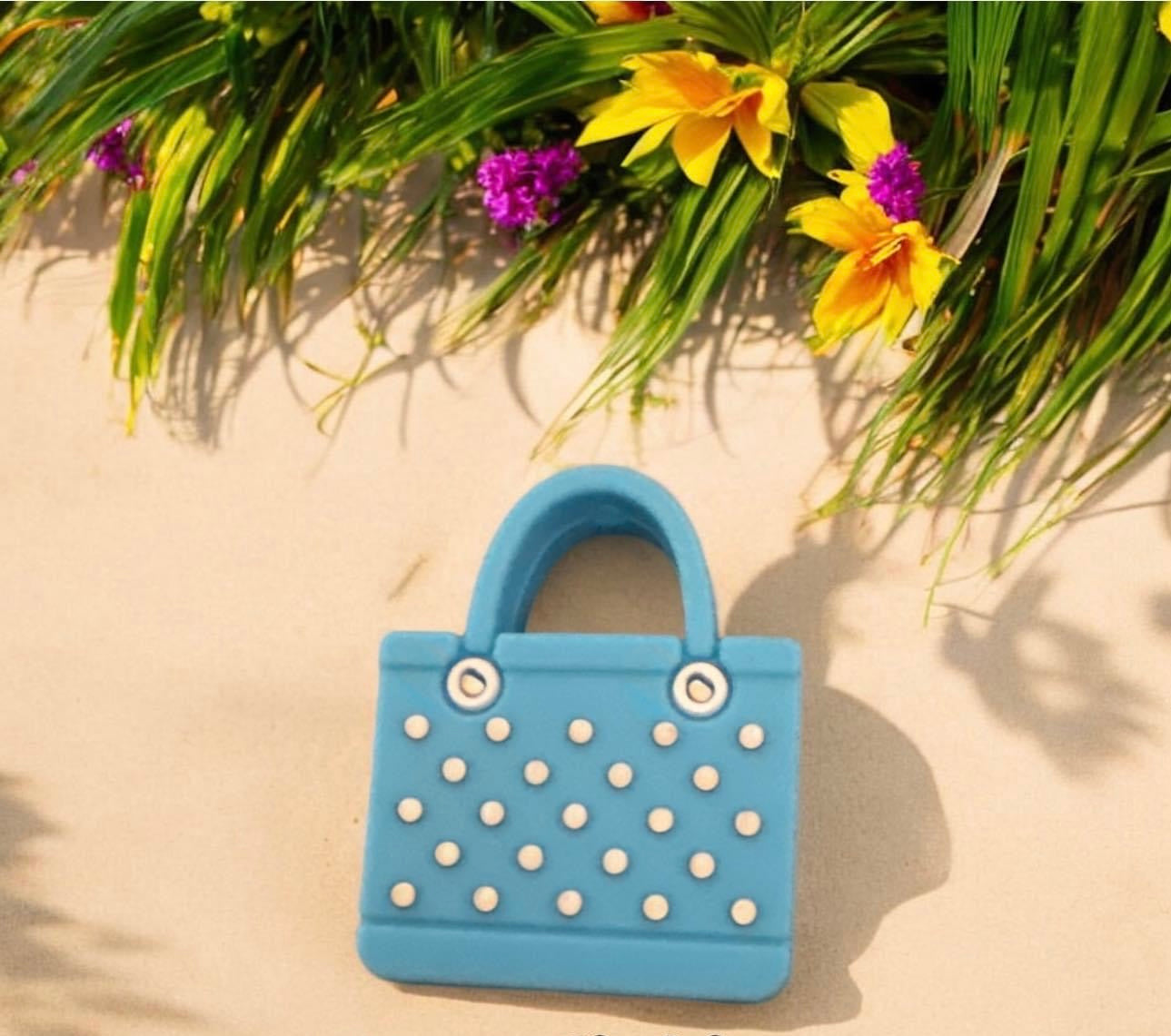 SILICONE FOCAL- Bogg Inspired Purse (single handle & double Handle styles)