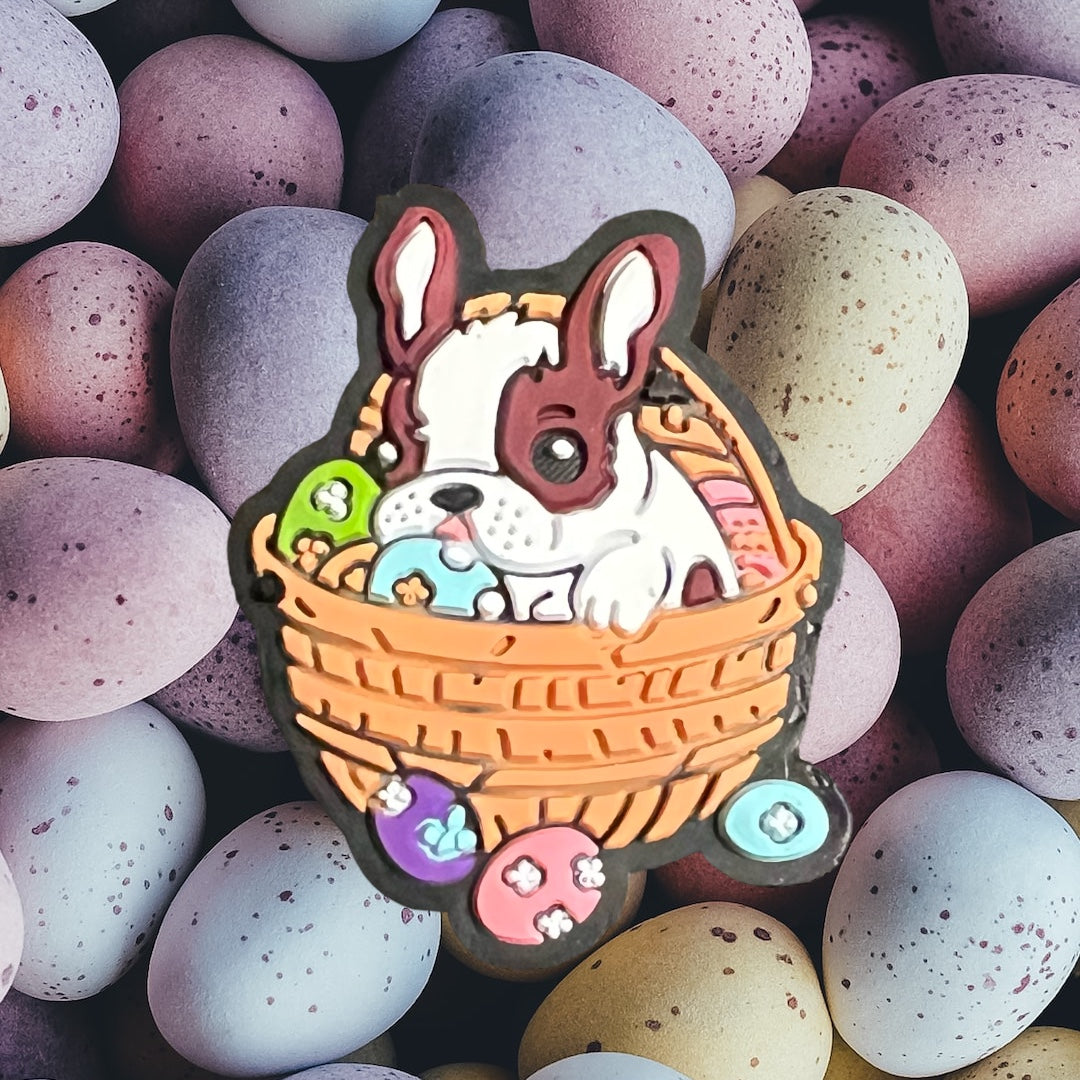 SILICONE FOCAL- Easter French Bull Dog