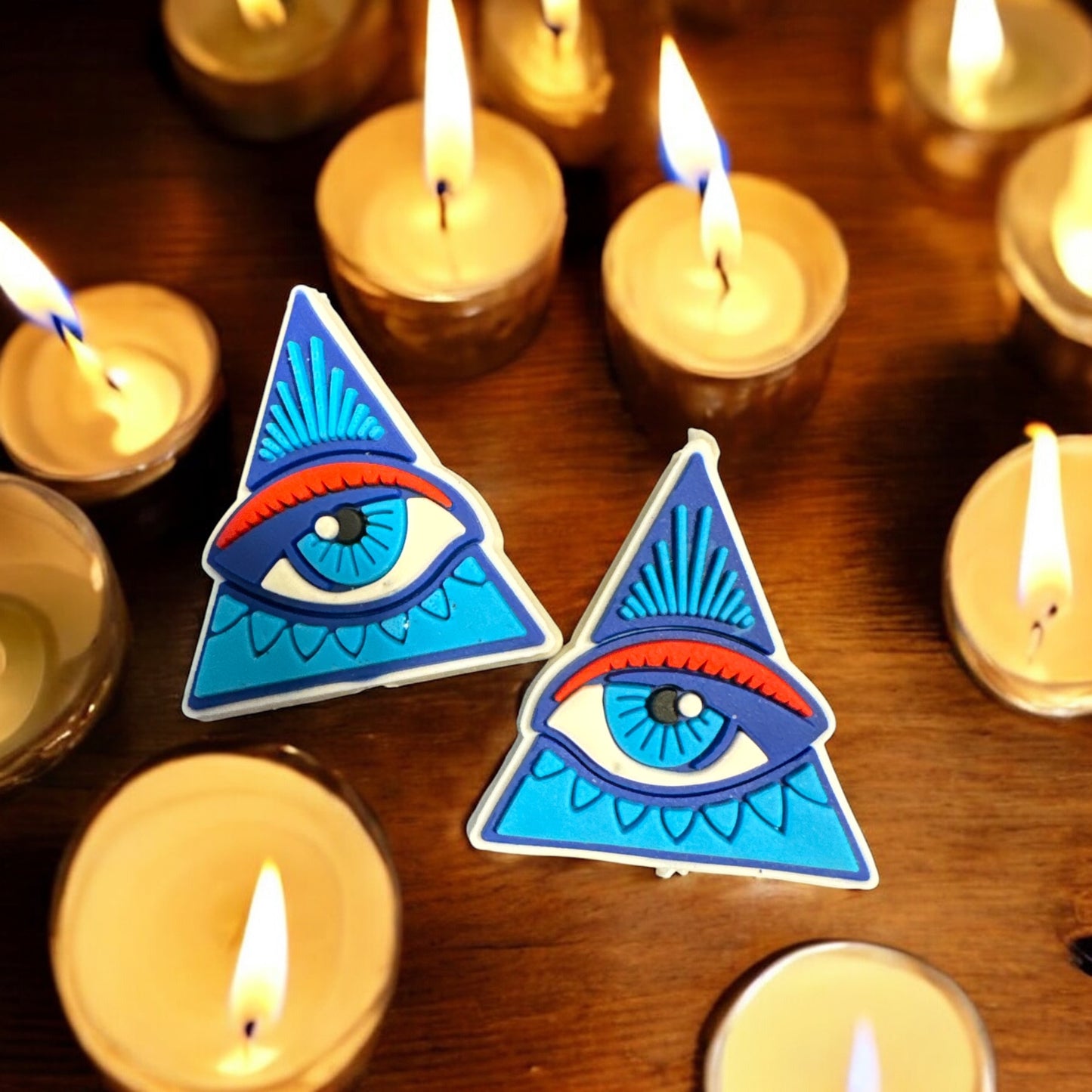SILICONE FOCAL- The Eye of Providence (the eye of God or a higher power watching over humanity)
