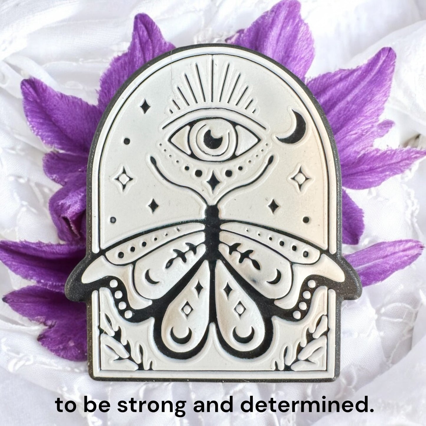 SILICONE FOCAL Eye and Butterfly to be strong and determined
