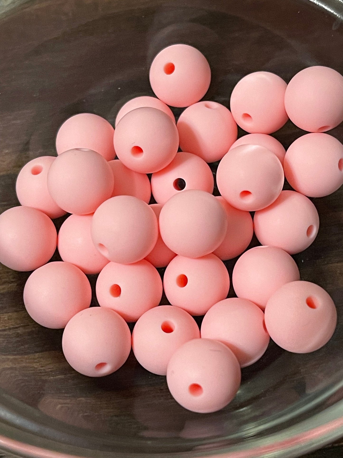 12mm SILICONE BEADS- Pinks, Red, & Orange