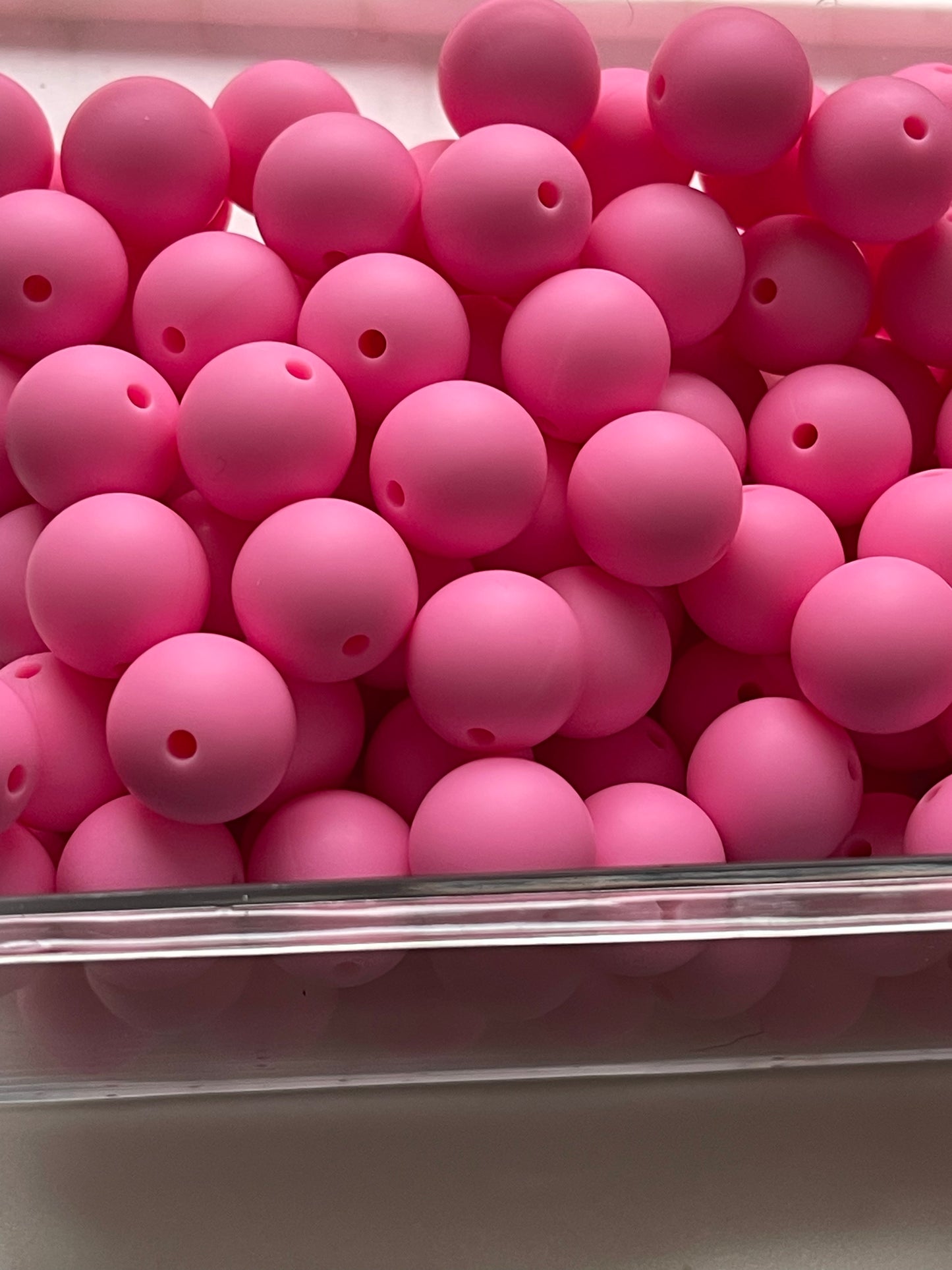 15mm SILICONE BEADS-SOLID (PINKS) 8 Options