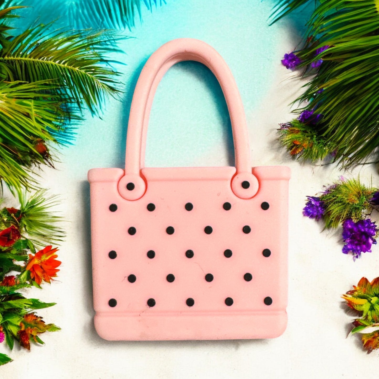 SILICONE FOCAL- Bogg Inspired Purse (single handle & double Handle styles)