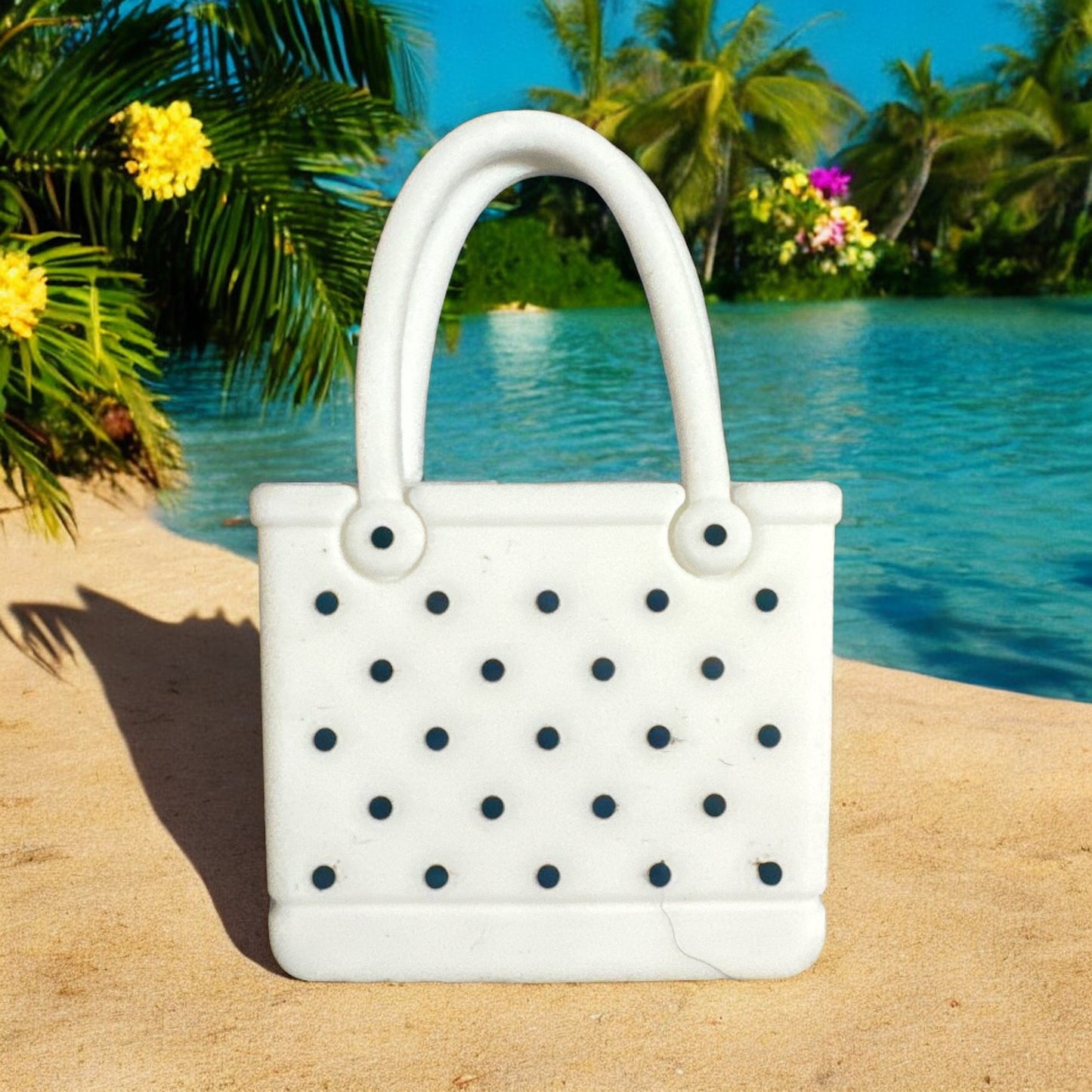 SILICONE FOCAL- Bogg Inspired Purse (single handle & double Handle styles)