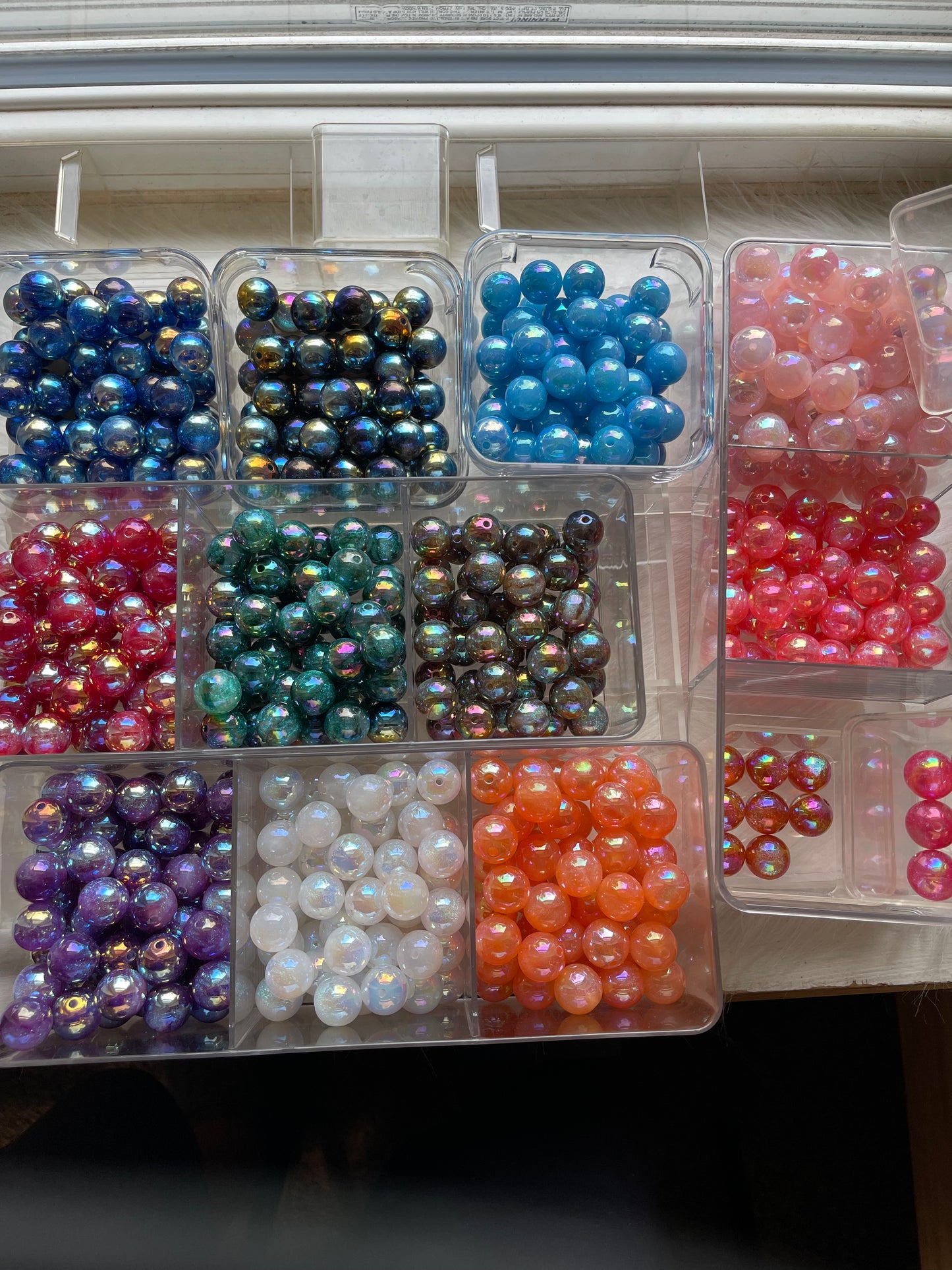 16mm ACRYLIC GLITTERS (13 OPTIONS)