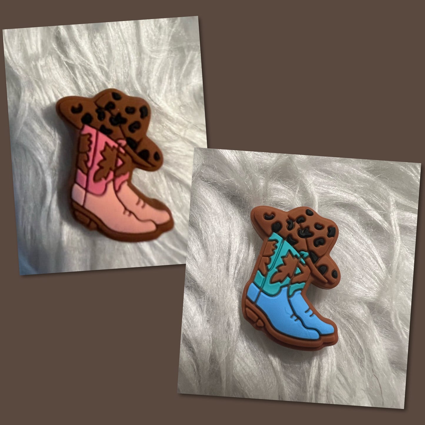 SILICONE FOCALS- Country Boots (pick your color)