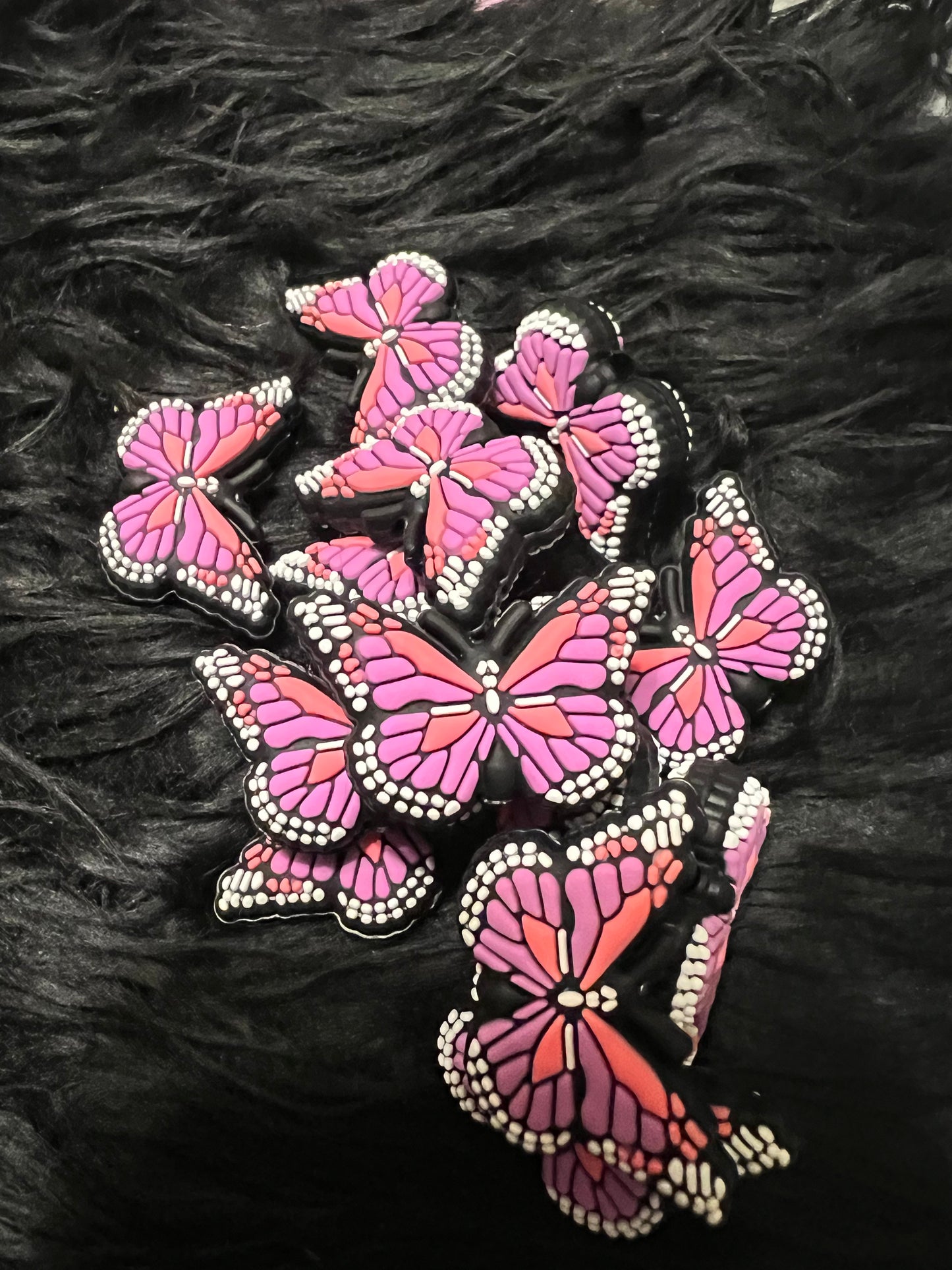 SILICONE FOCALS- Butterflies (2 COLOR OPTIONS)