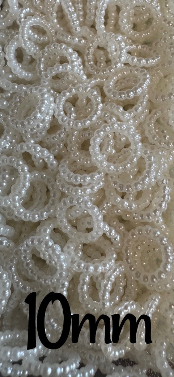 Spacers- Acrylic Baby Pearls (2 size Pack Options)