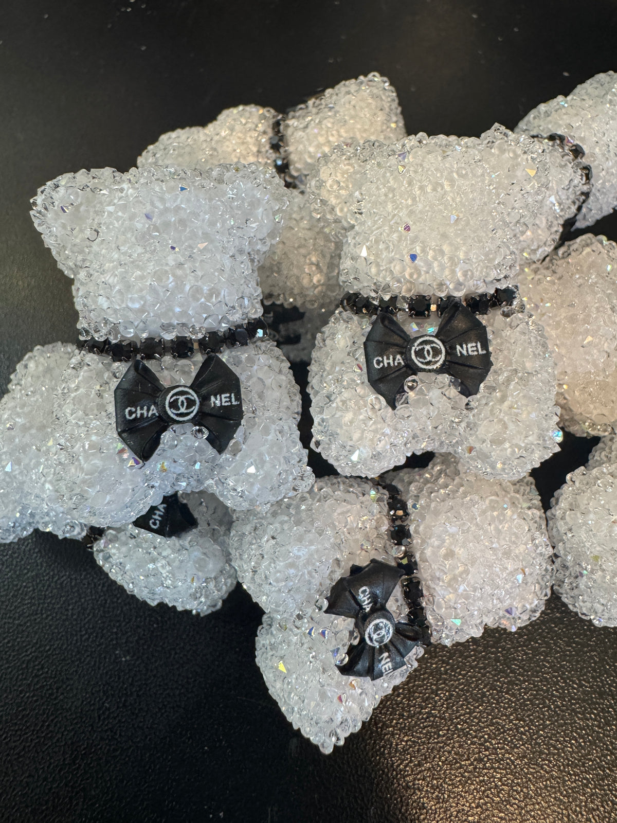 RHINESTONE ACRYLIC FOCAL- Sugar Bear - Designer C’s(2 OPTIONS)