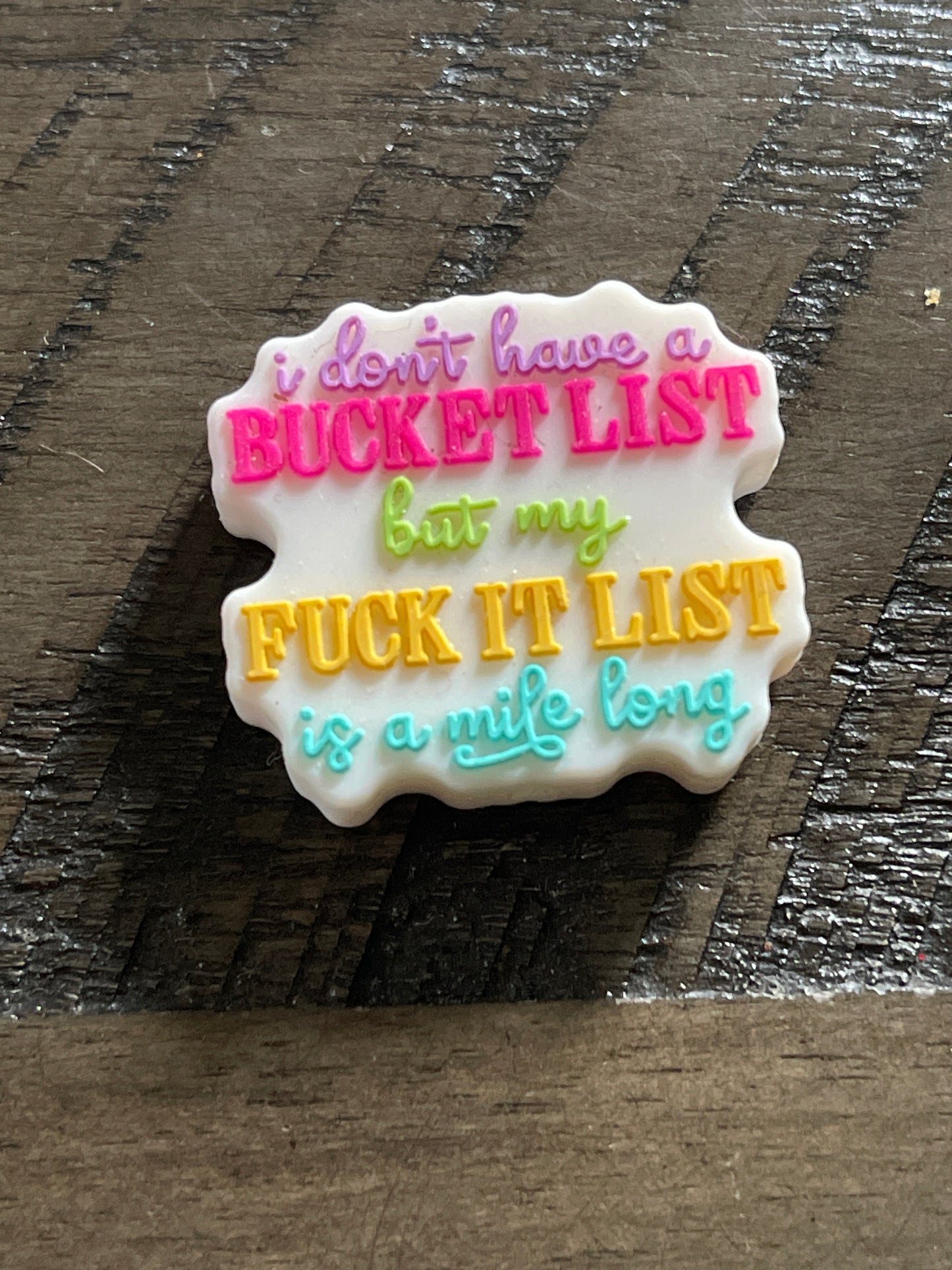SILICONE FOCAL - Adult/Sarcasm/Swear Theme