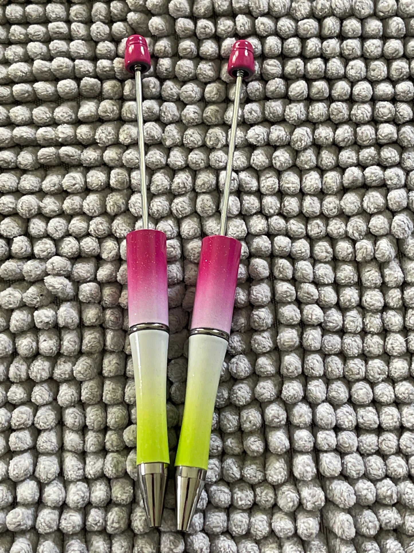 PEN BLANK Dark Pink/Yellow Glitter Ombre
