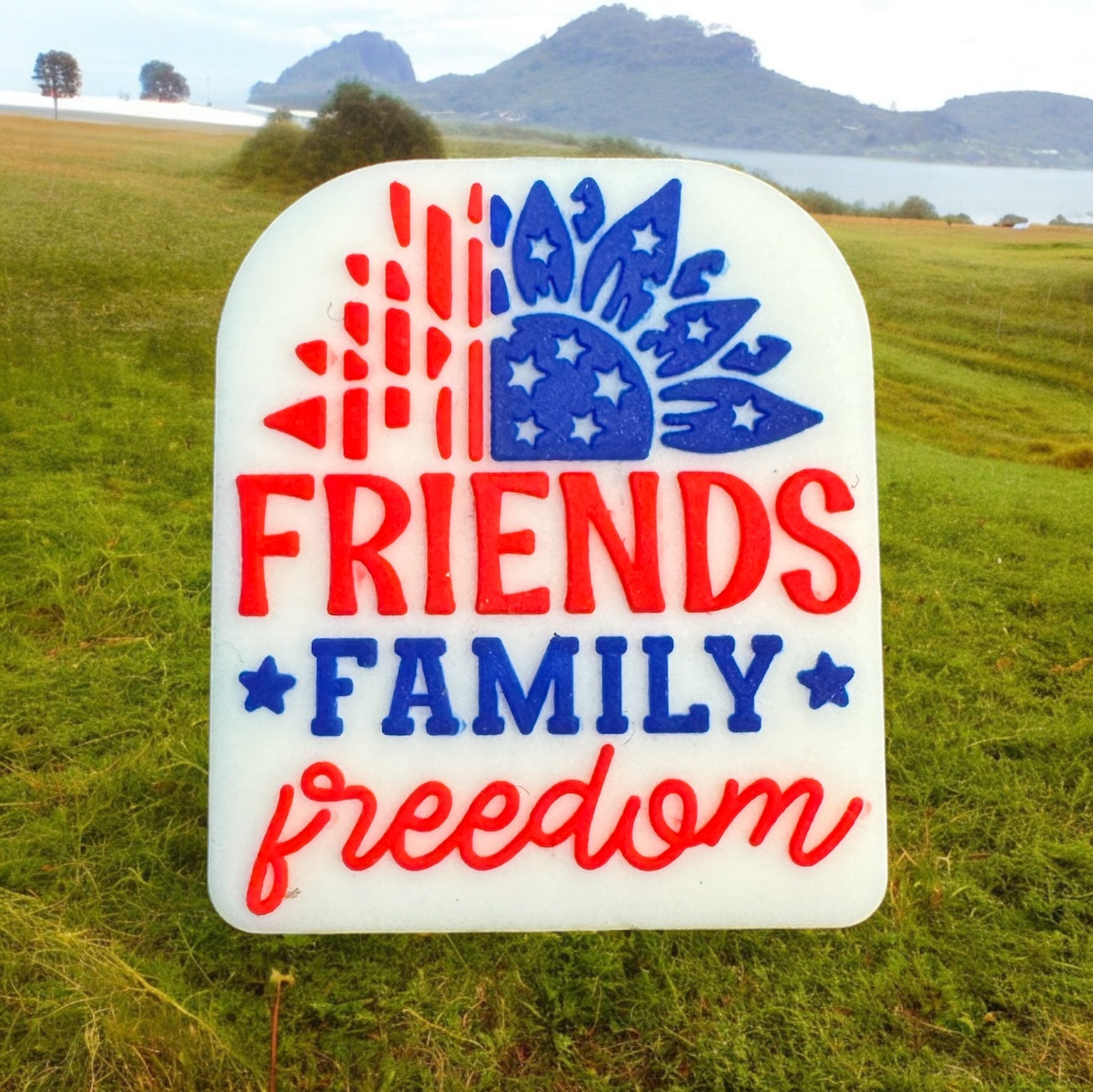 SILICONE FOCAL- Politcal - Patriotic, 4th of July Theme