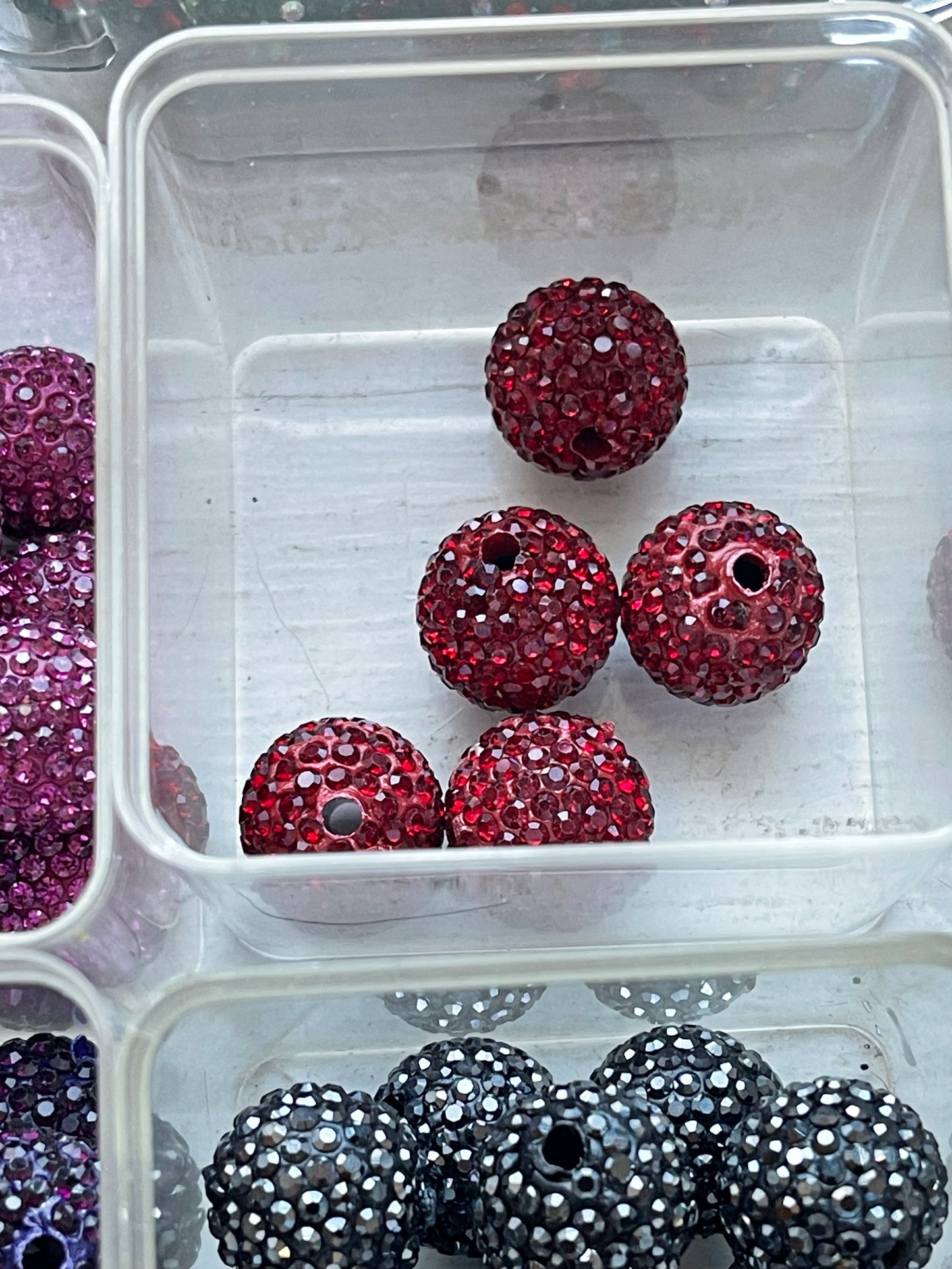 16mm RHINESTONE BEAD (37 OPTIONS)
