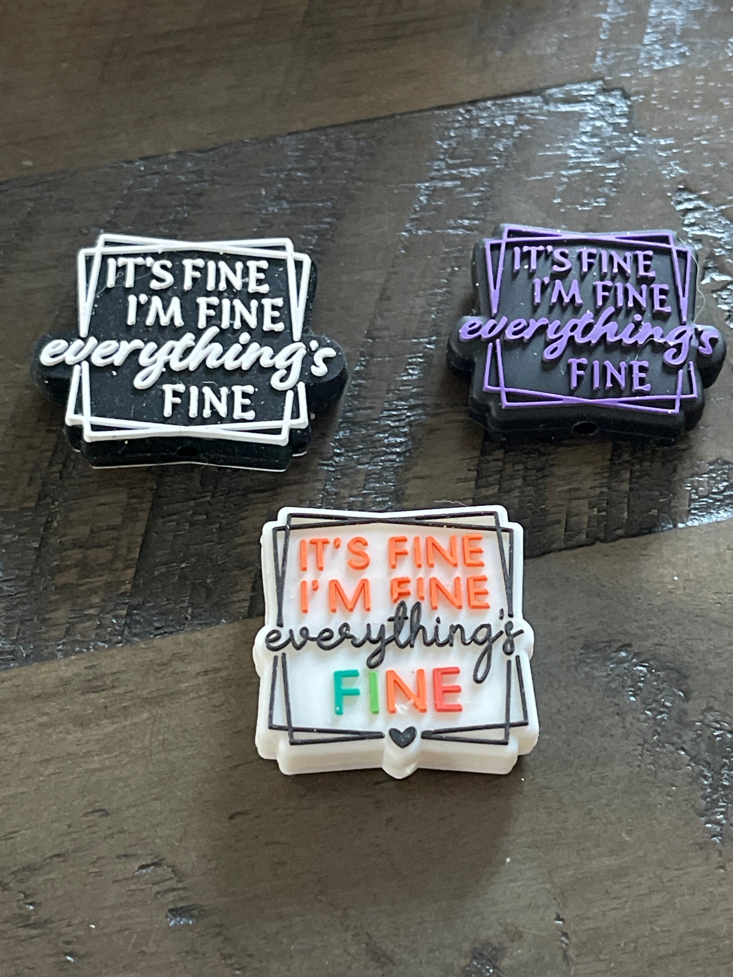 SILICONE FOCALS- ITS FINE IM FINE EVERYTHINGS FINE (3 OPTIONS)