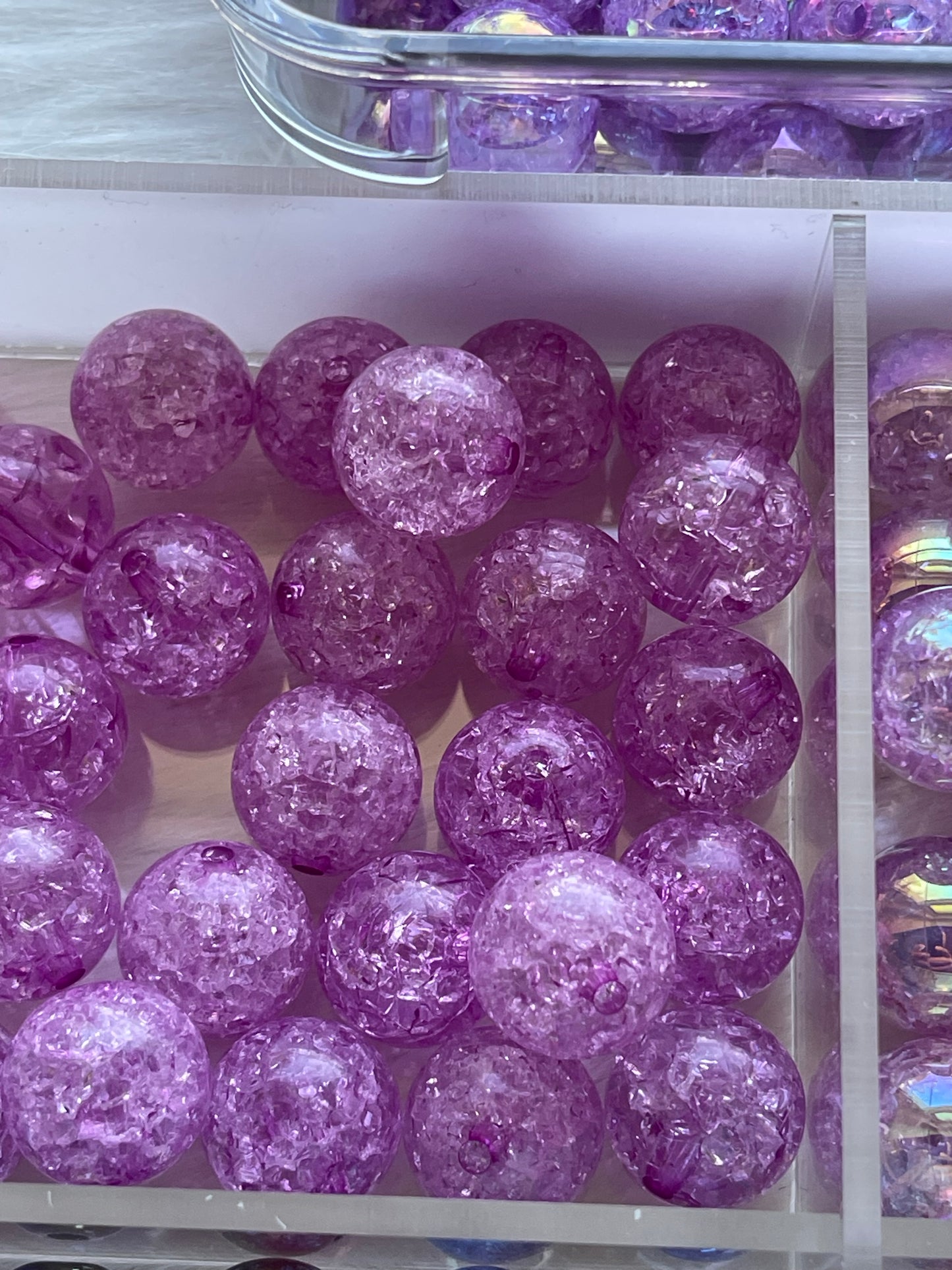 16mm ACRYLIC BEAD-CRACKLE (23 Options)