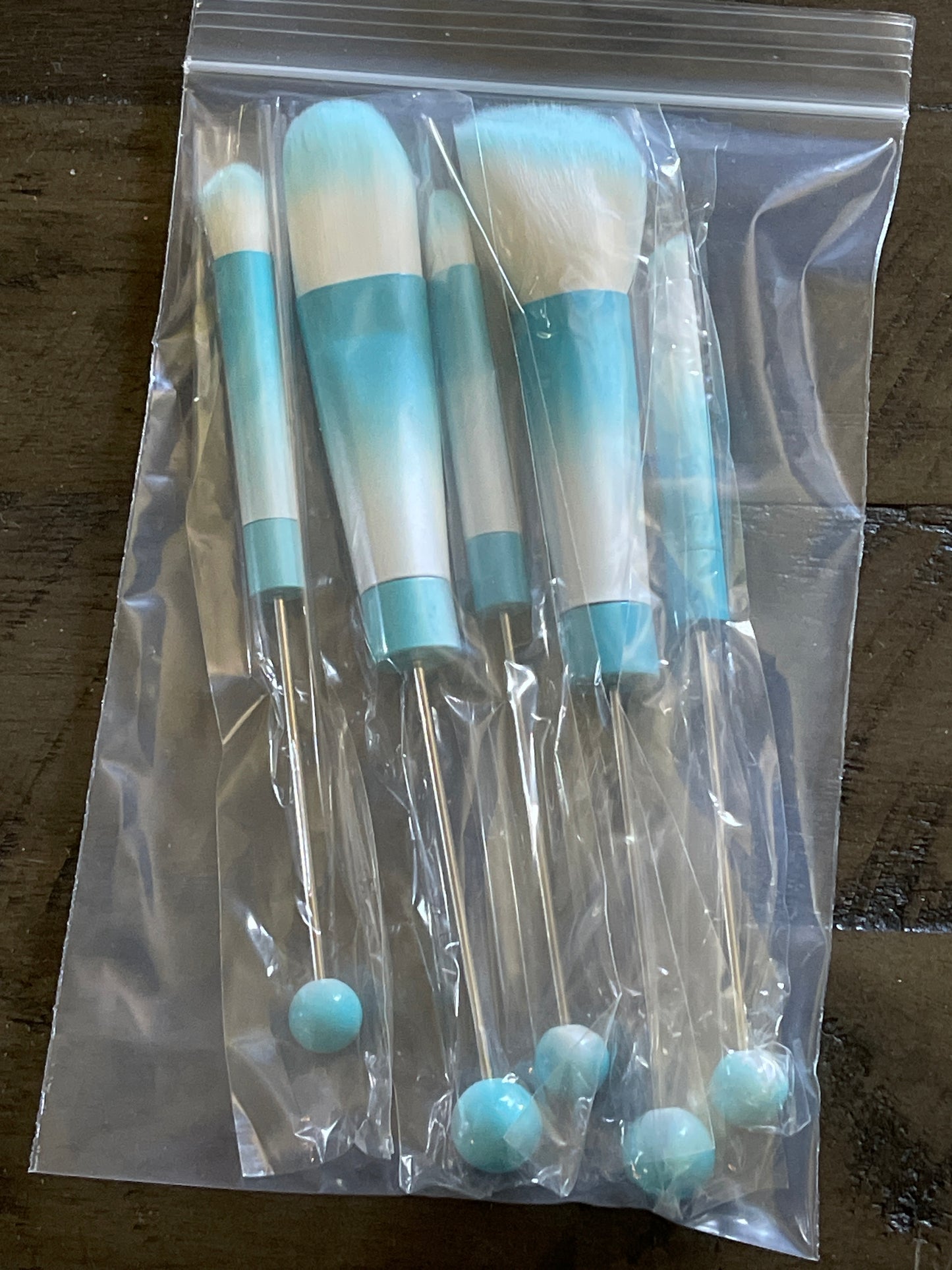 BEADABLE BLANK SET OF 5 MAKE UP BRUSHES (9 Options)