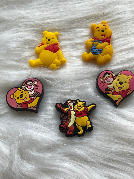 SILICONE FOCAL- Winnie Poo (5 Options)
